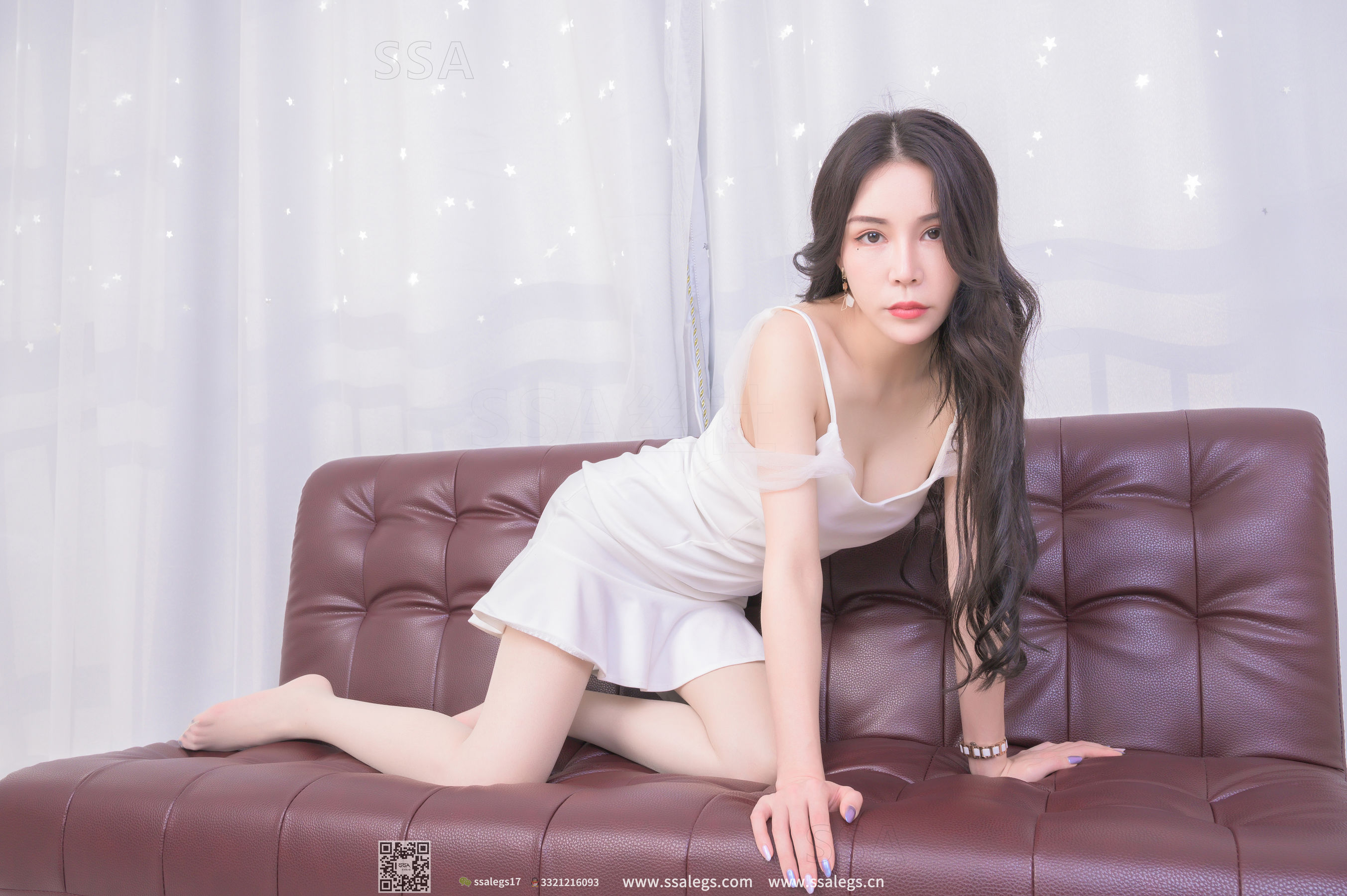 [SSA丝社]超清写真 No.295 娜娜 白皙御姐的嫩肤肉丝(下)