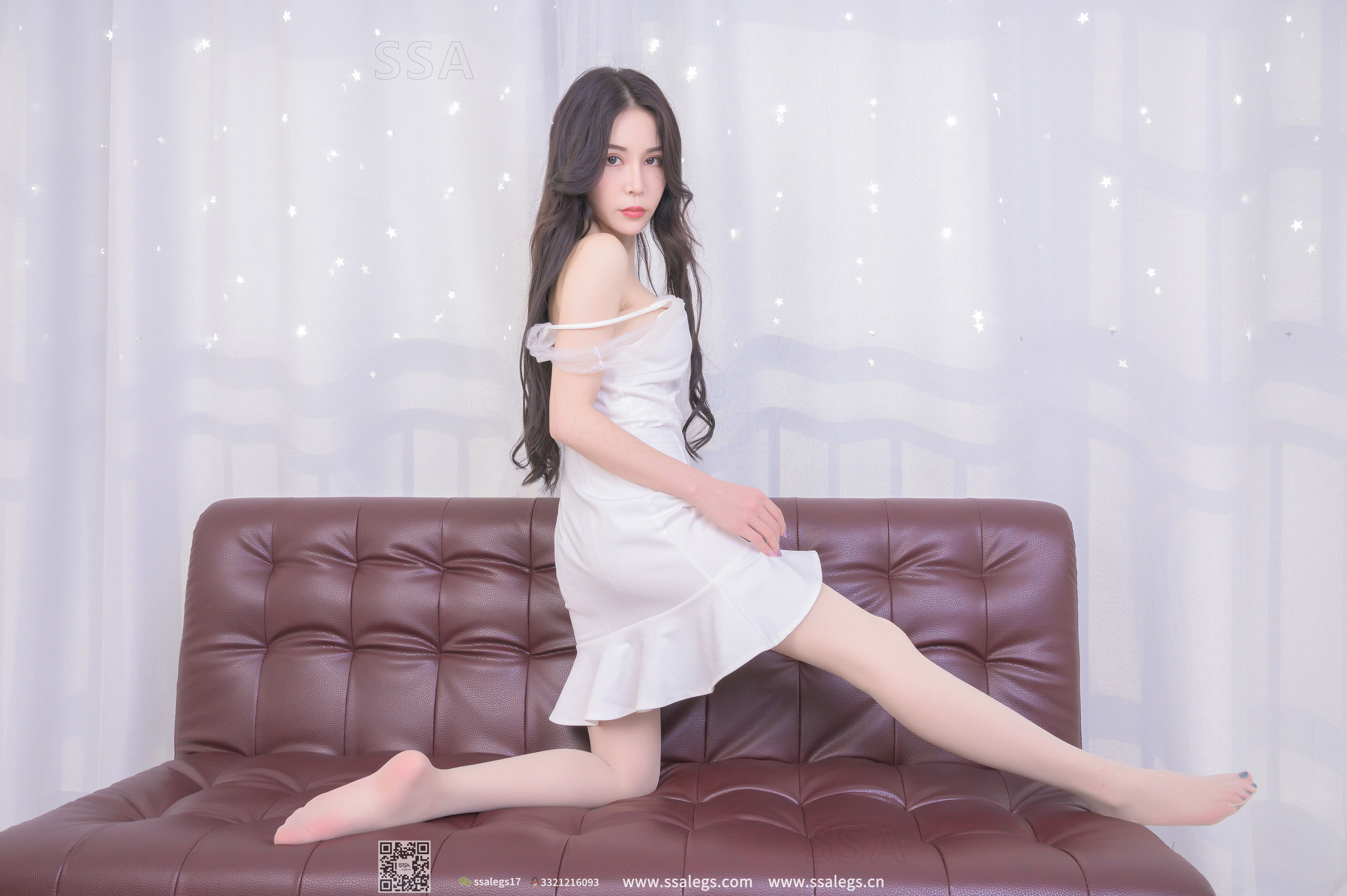 [SSA丝社]超清写真 No.295 娜娜 白皙御姐的嫩肤肉丝(下)