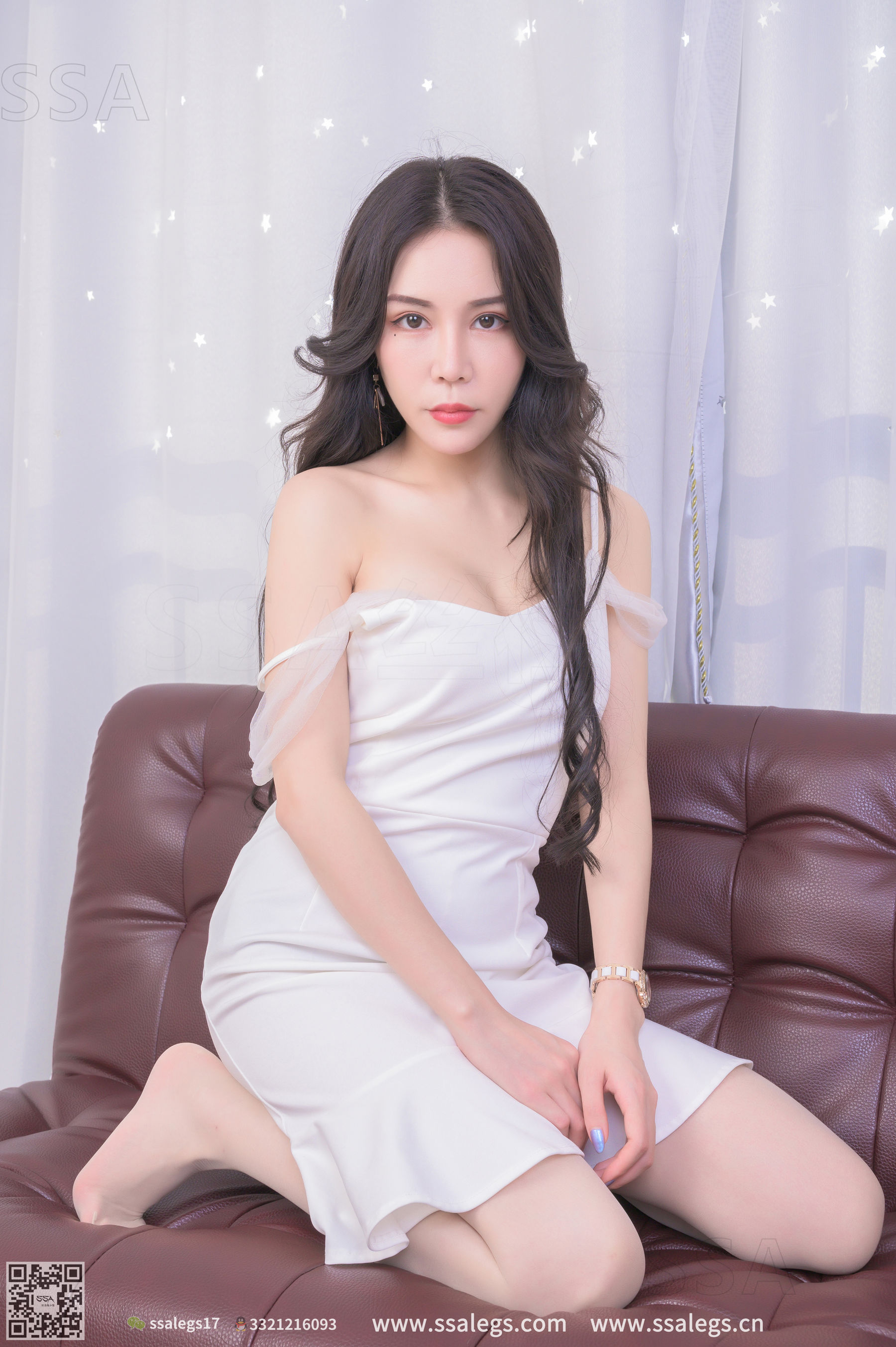 [SSA丝社]超清写真 No.295 娜娜 白皙御姐的嫩肤肉丝(下)