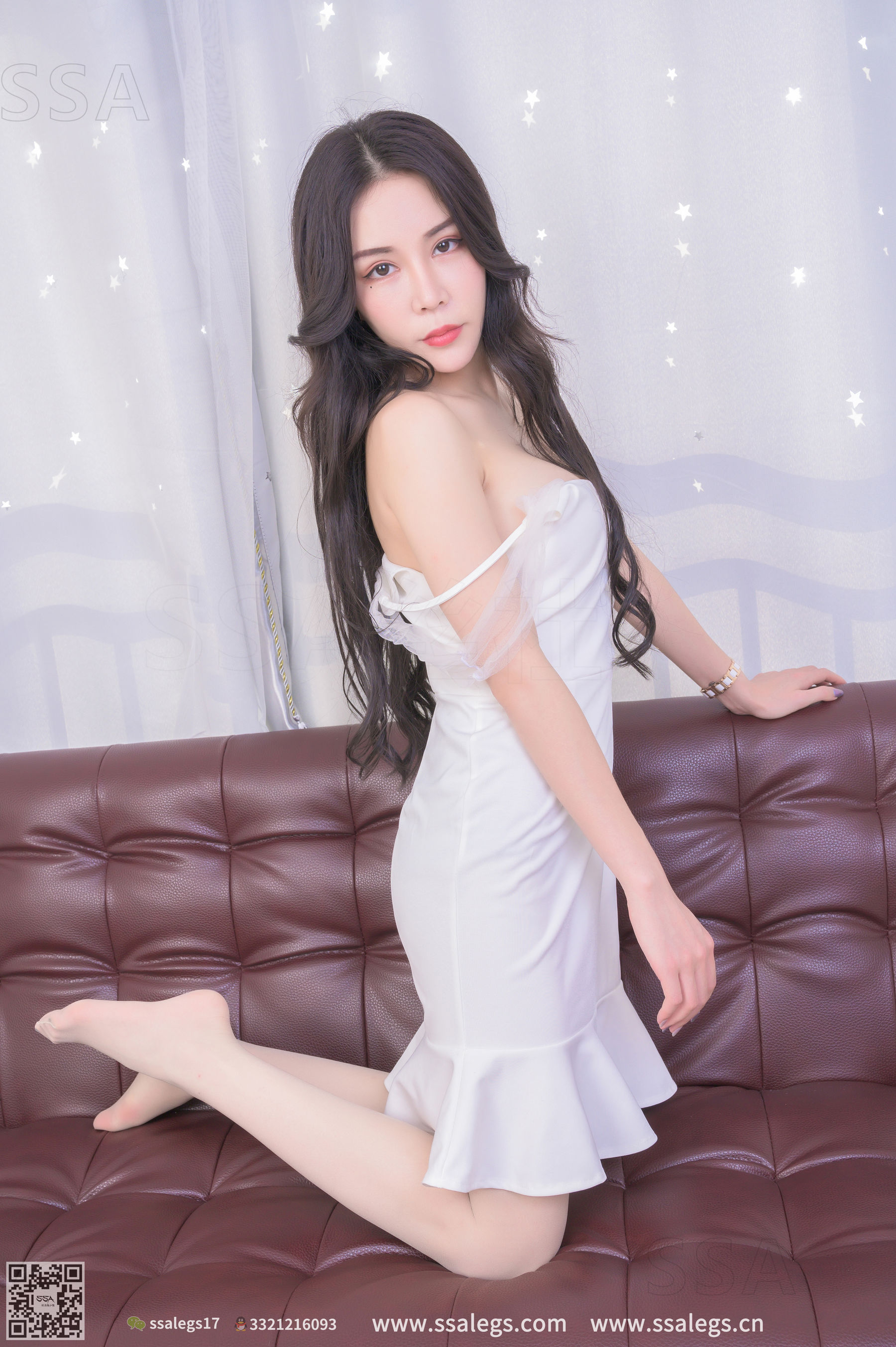 [SSA丝社]超清写真 No.295 娜娜 白皙御姐的嫩肤肉丝(下)