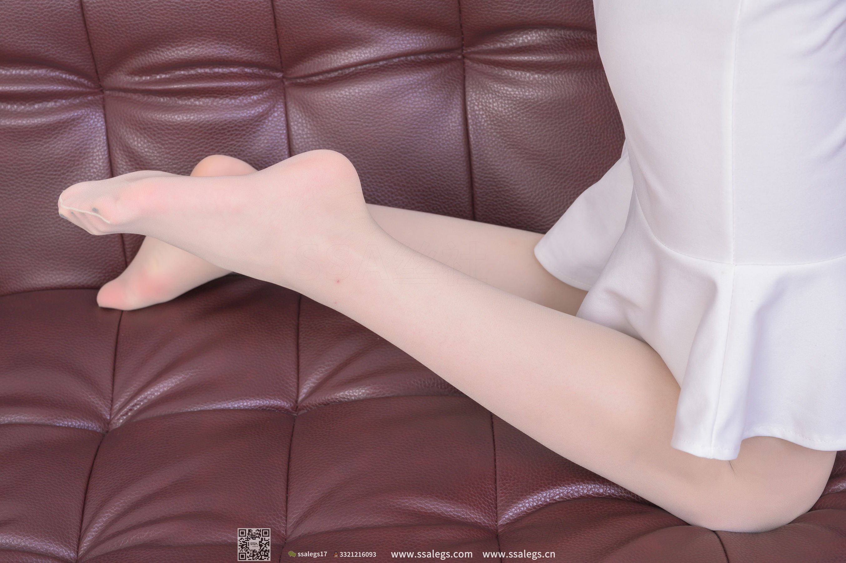 [SSA丝社]超清写真 No.295 娜娜 白皙御姐的嫩肤肉丝(下)