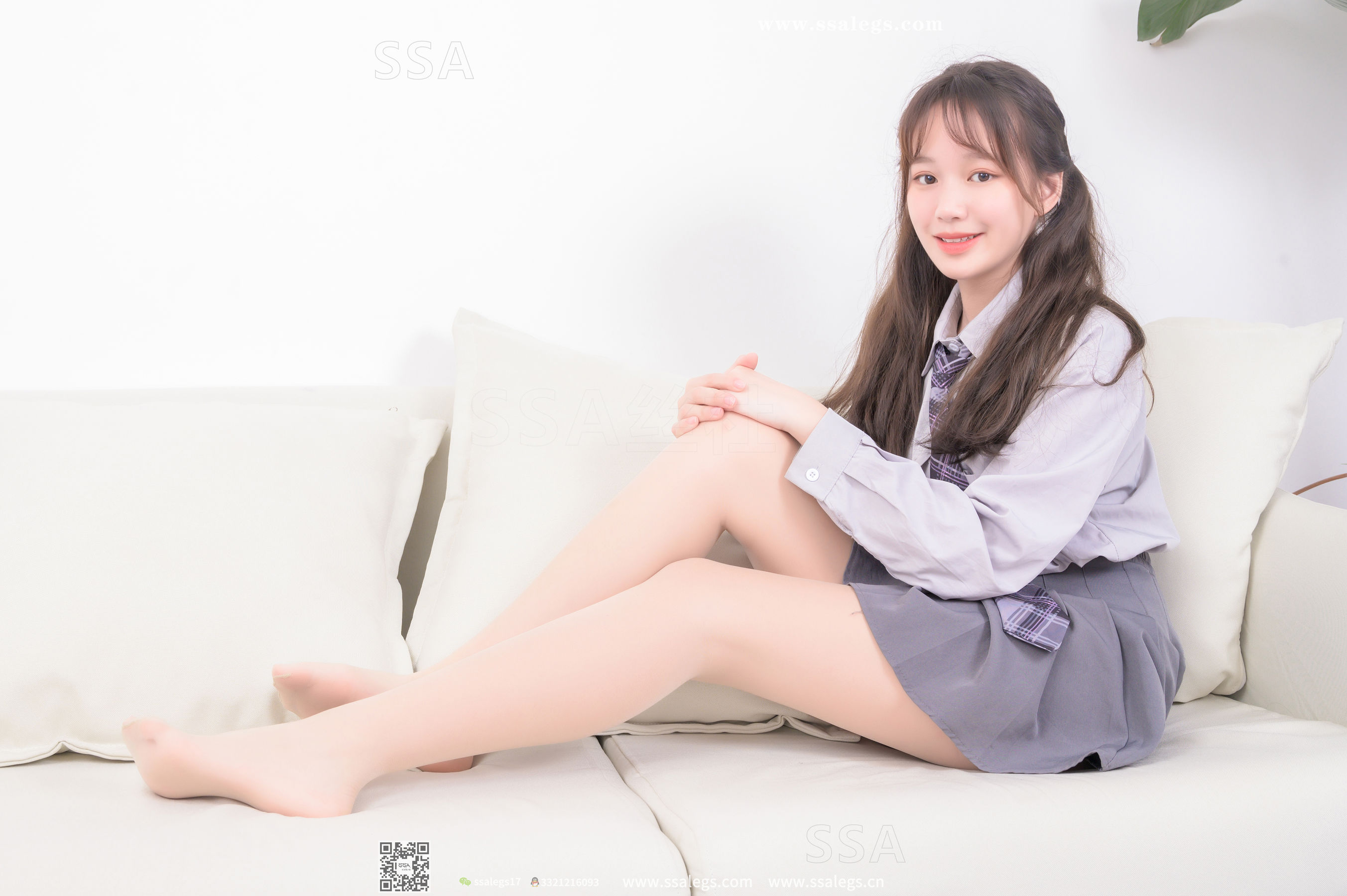 [SSA丝社]超清写真 No.317 宝宝 哥哥，还没开学好无聊(下)