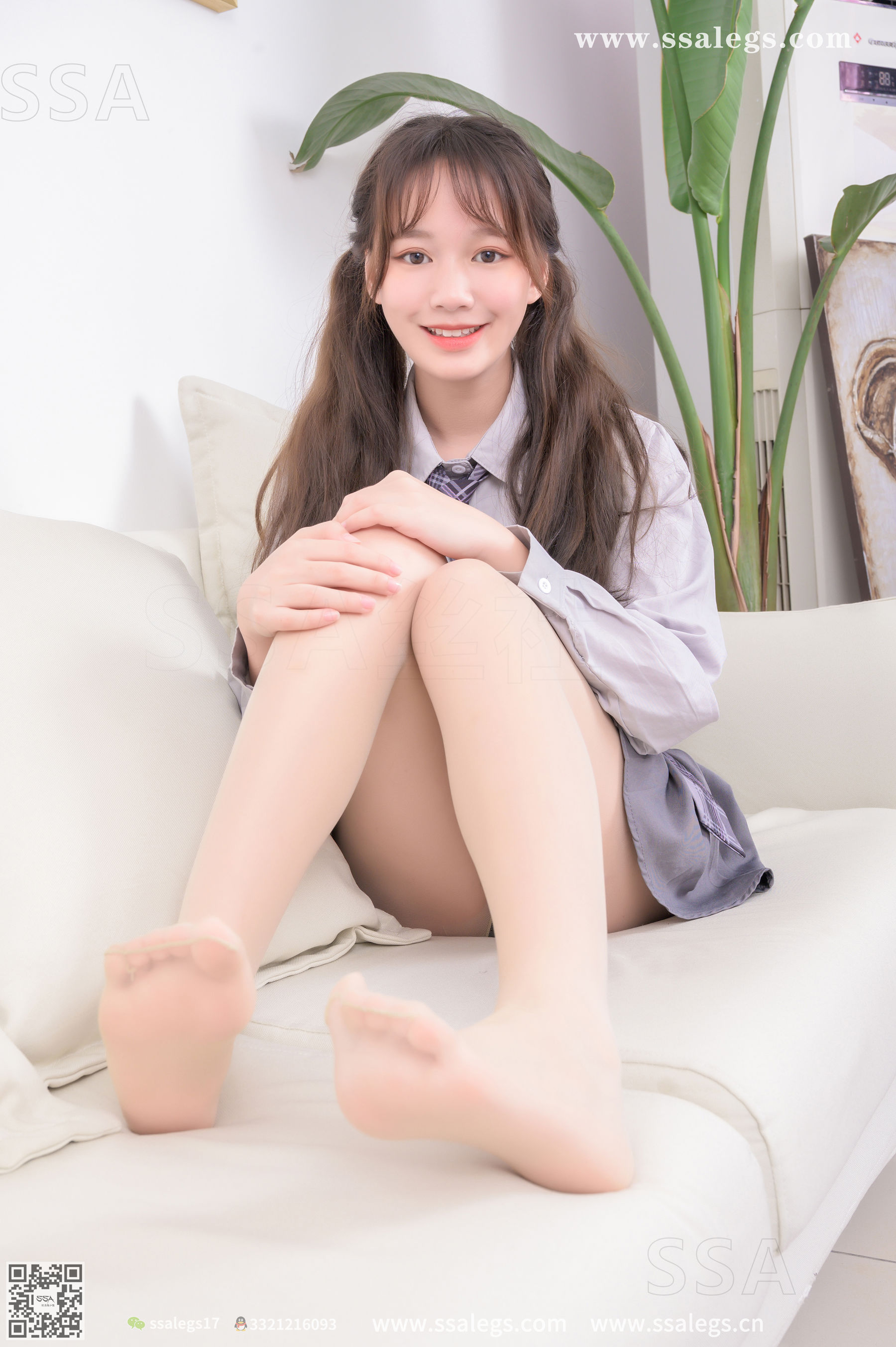 [SSA丝社]超清写真 No.317 宝宝 哥哥，还没开学好无聊(下)