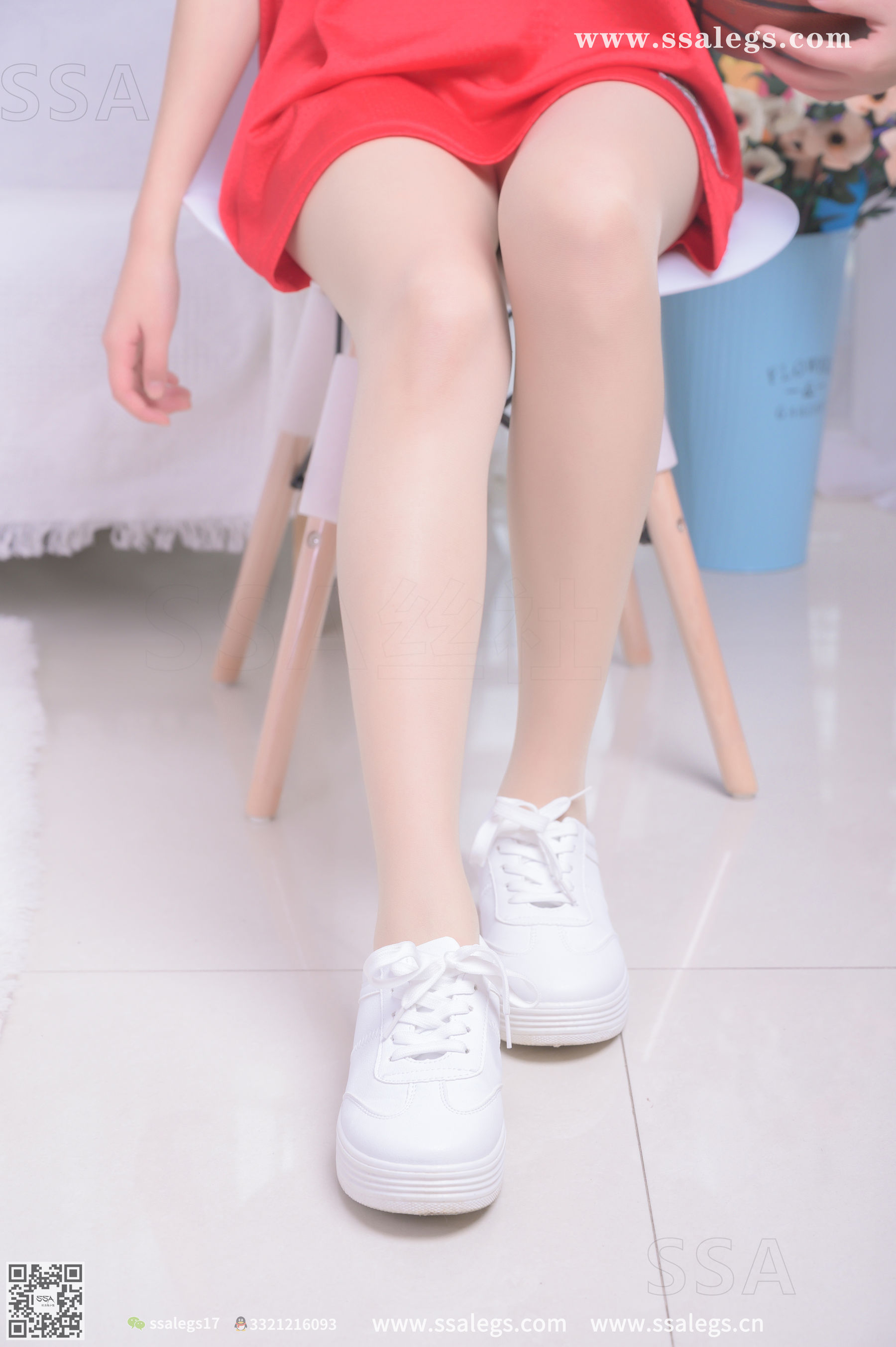 [SSA丝社]超清写真 No.324 素素 小姐姐放假在家陪你玩篮球(上)