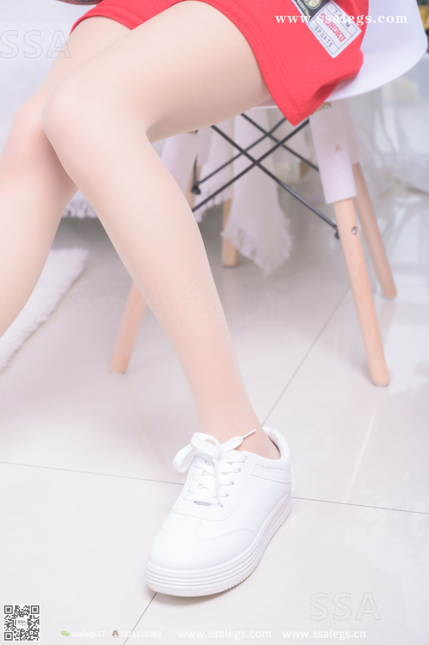 [SSA丝社]超清写真 No.324 素素 小姐姐放假在家陪你玩篮球(上)