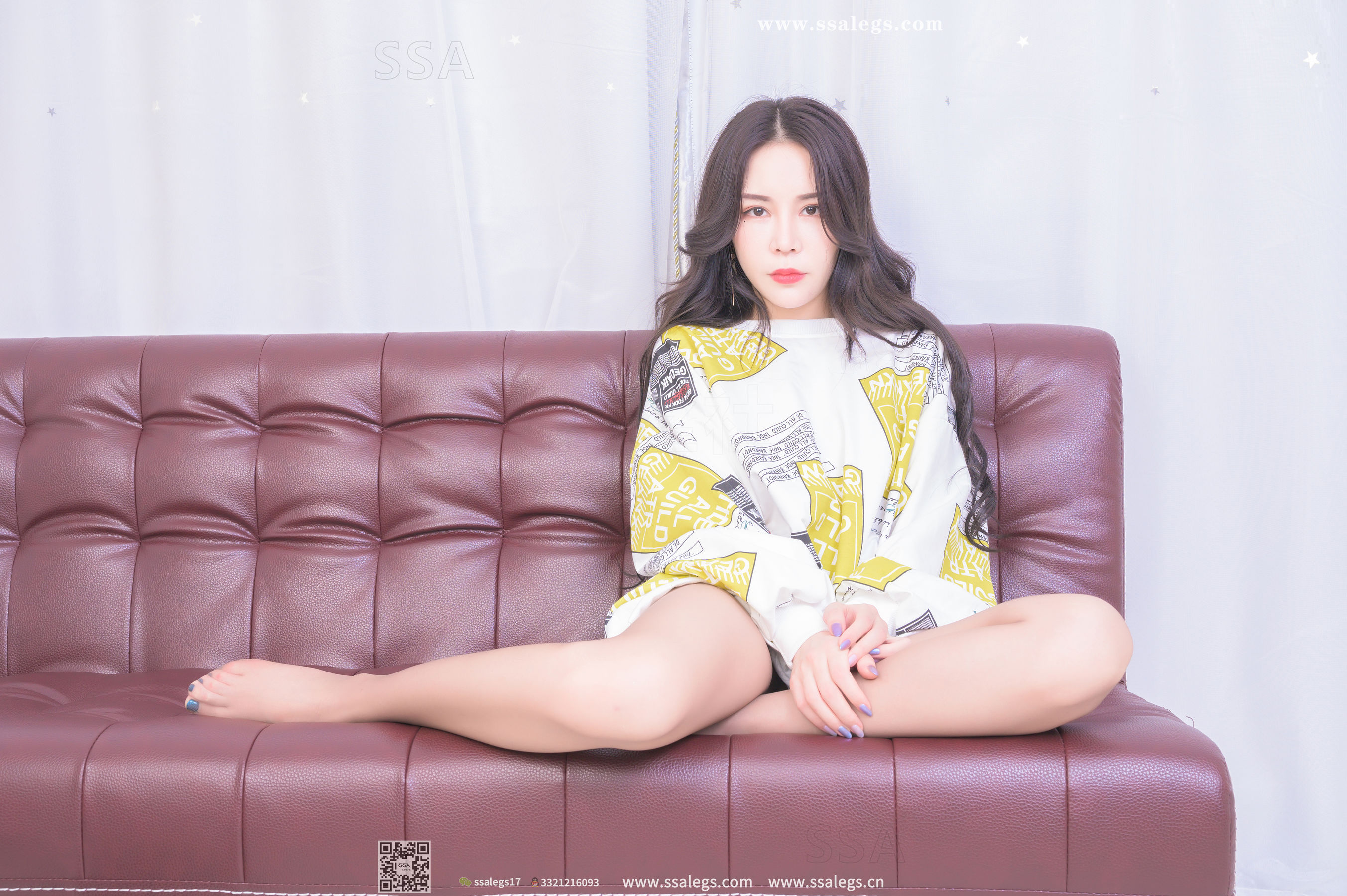 [SSA丝社]超清写真 No.328 娜娜 御姐的缘味咖啡丝袜写真(上)