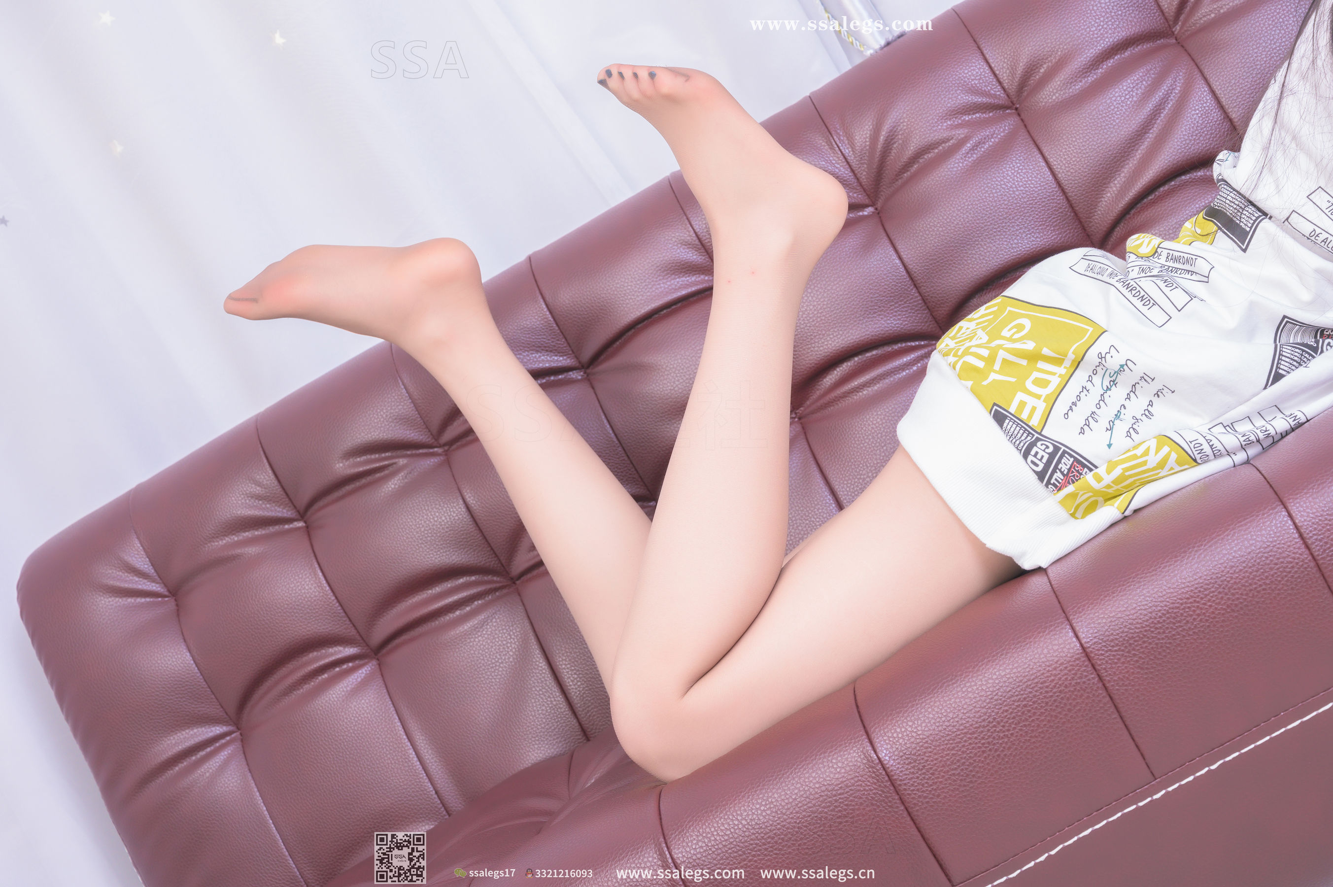 [SSA丝社]超清写真 No.329 娜娜 御姐的缘味咖啡丝袜写真(下)