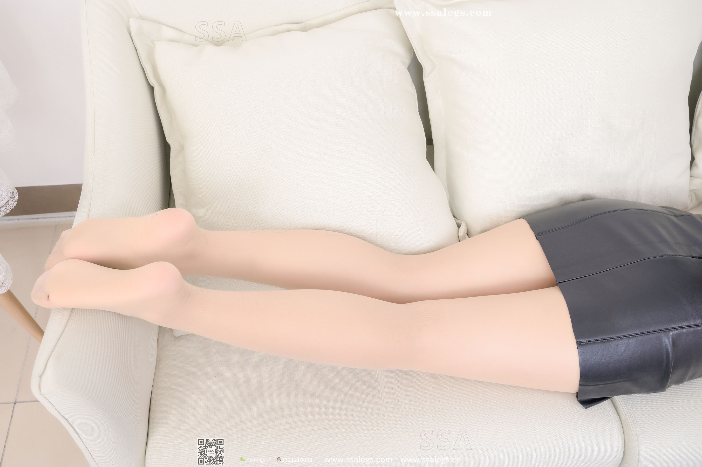 [SSA丝社]超清写真 No.350 小鹿 皮裙原来这么好穿