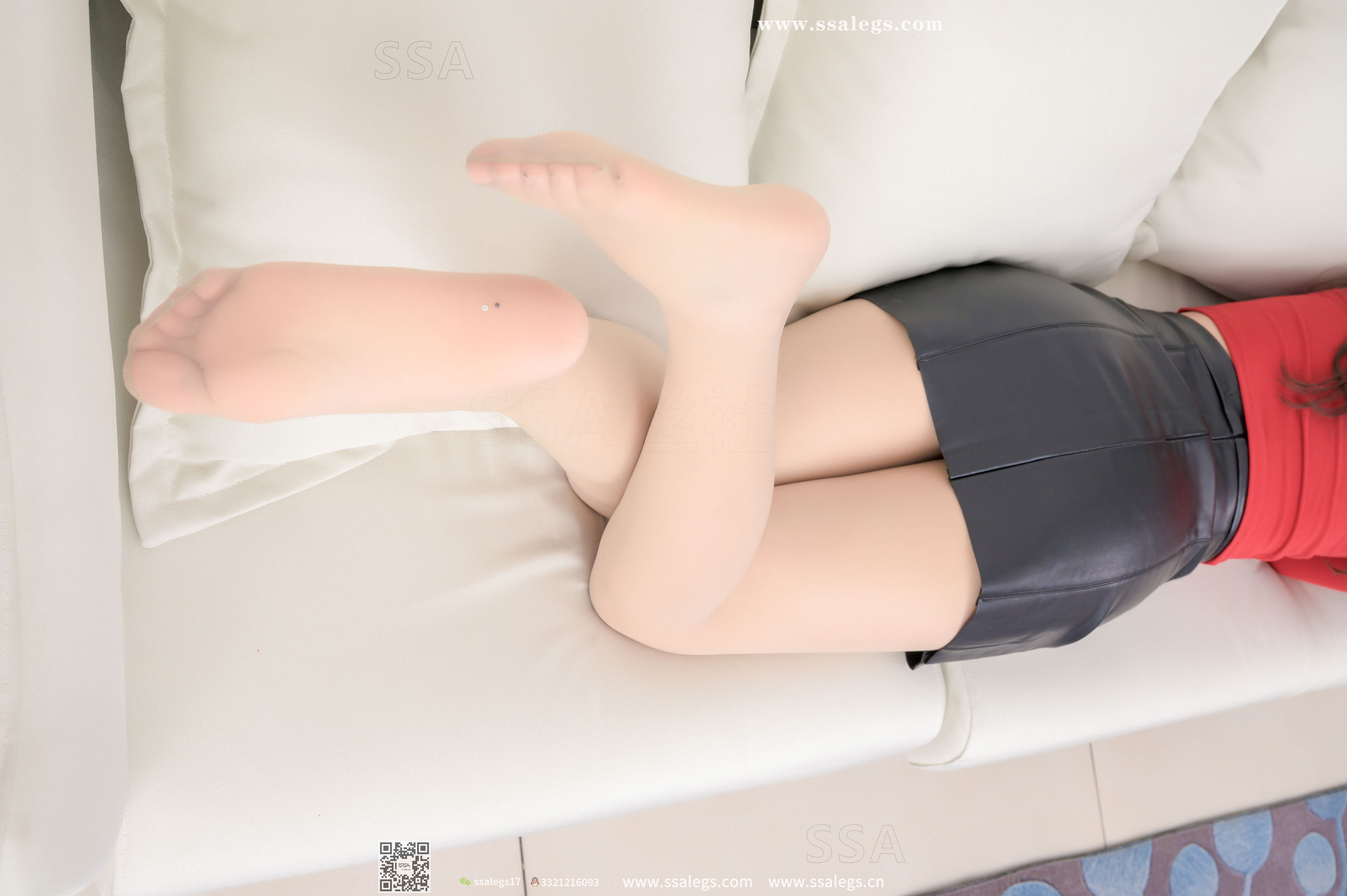 [SSA丝社]超清写真 No.350 小鹿 皮裙原来这么好穿