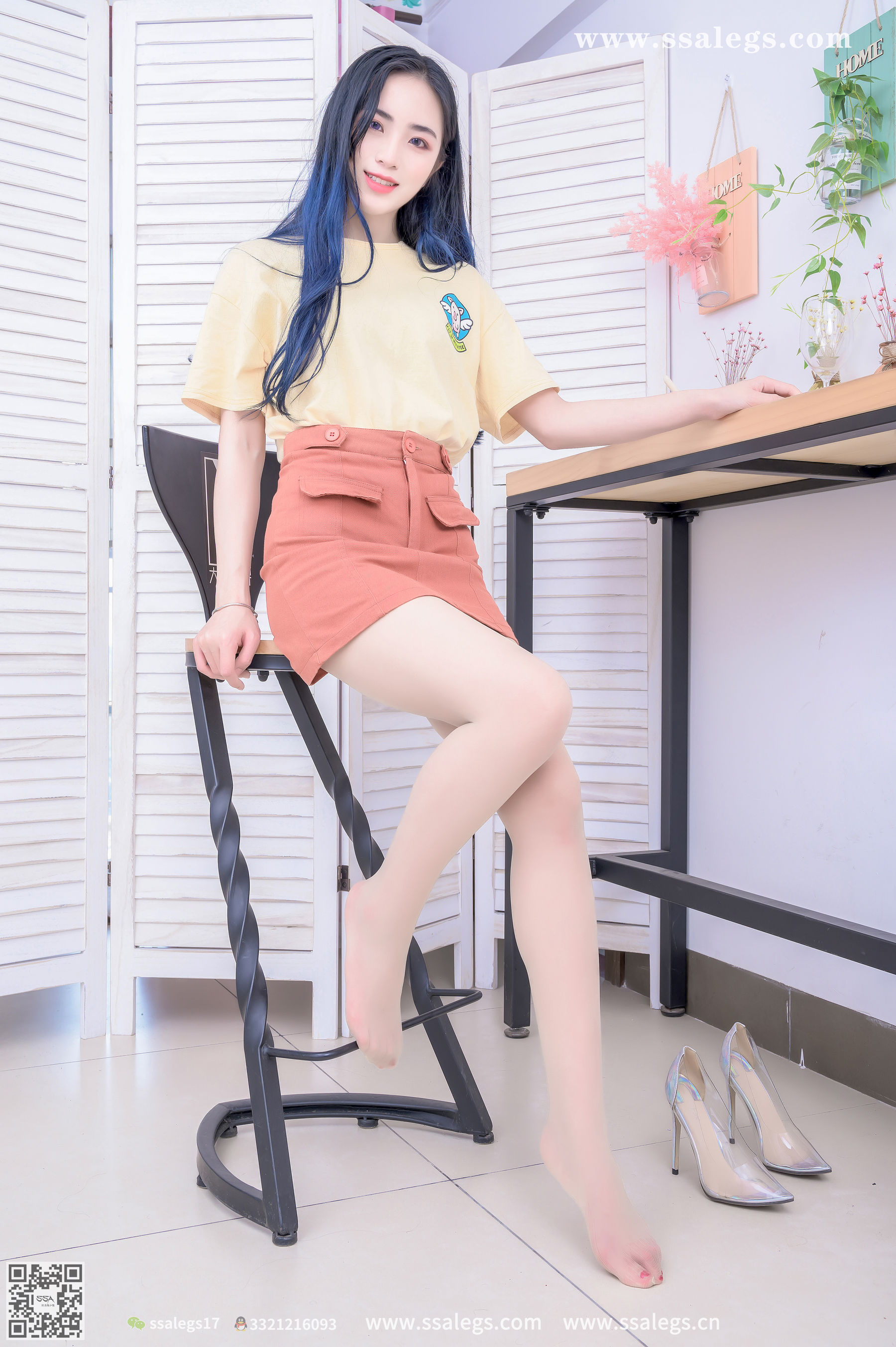 [SSA丝社]超清写真 No.355 茵茵 第一次见面请多多关照