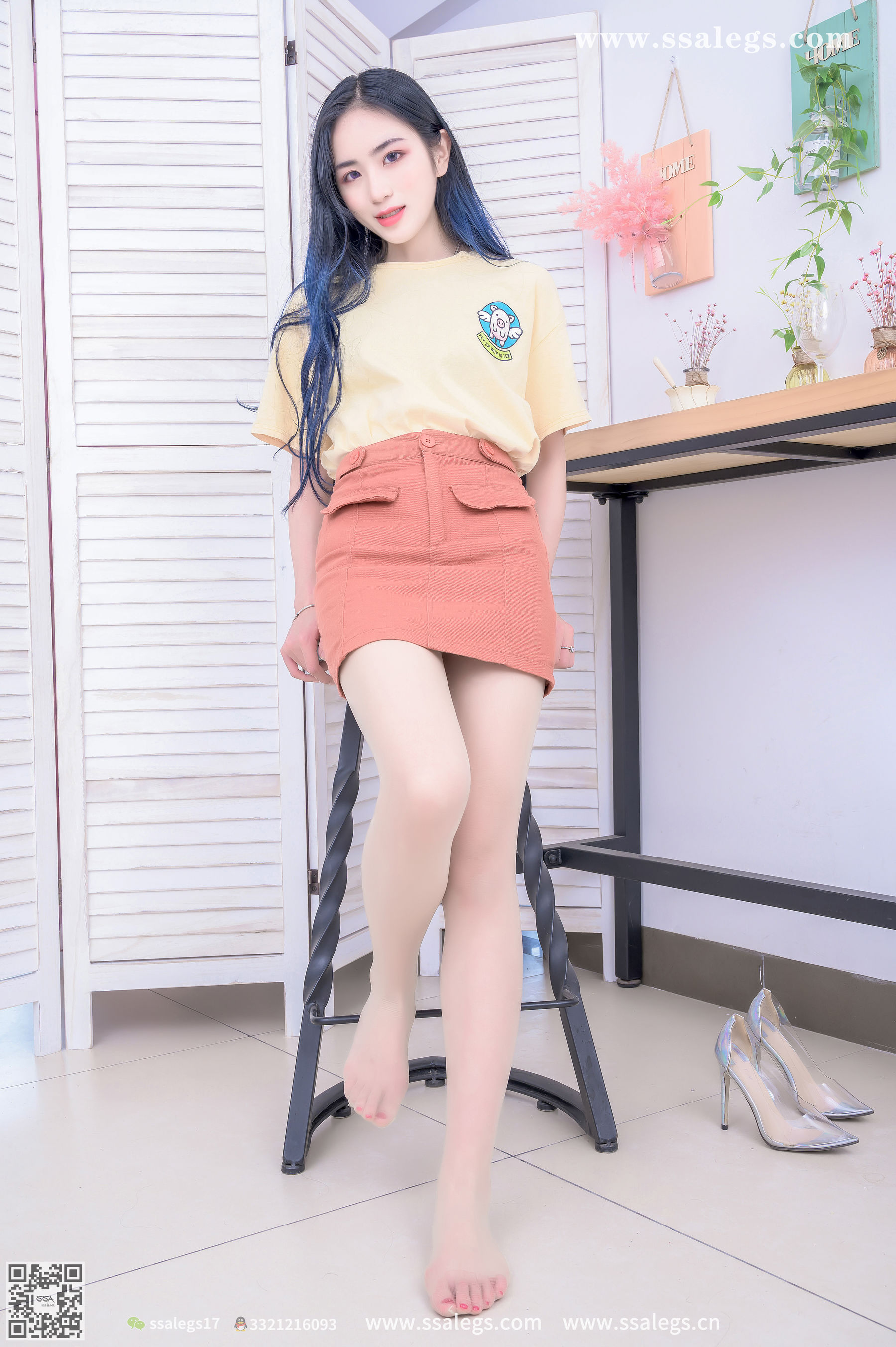 [SSA丝社]超清写真 No.355 茵茵 第一次见面请多多关照