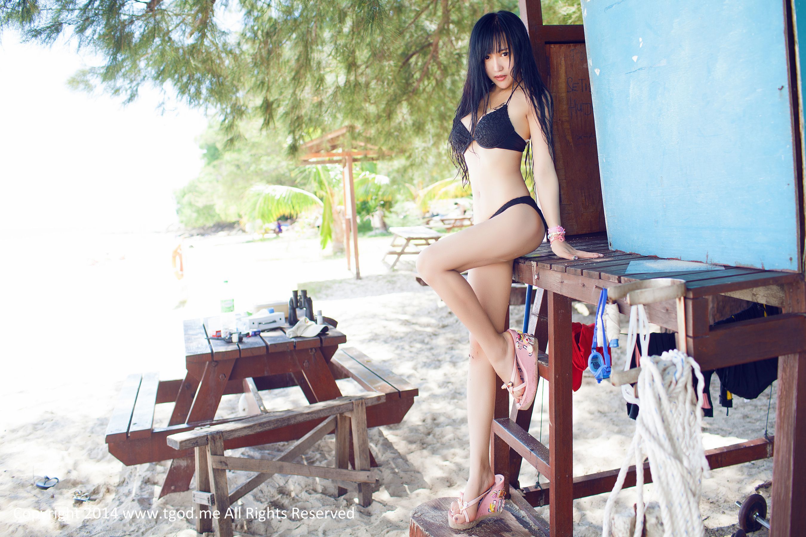 杨上萱《沙巴旅拍》第一弹 [TGOD推女神] 写真集