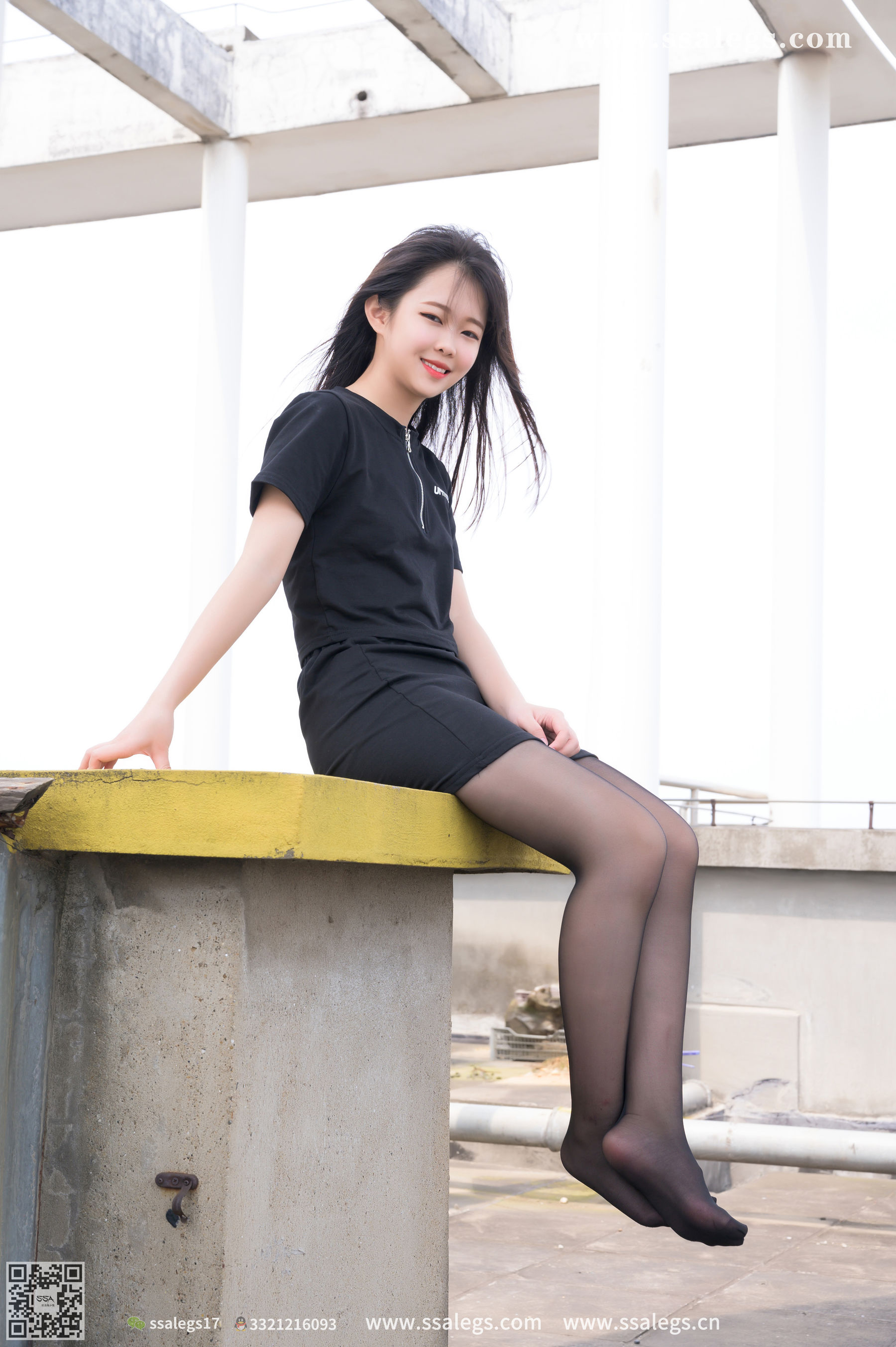 [SSA丝社]超清写真 No.361 点点 居家&天台少女