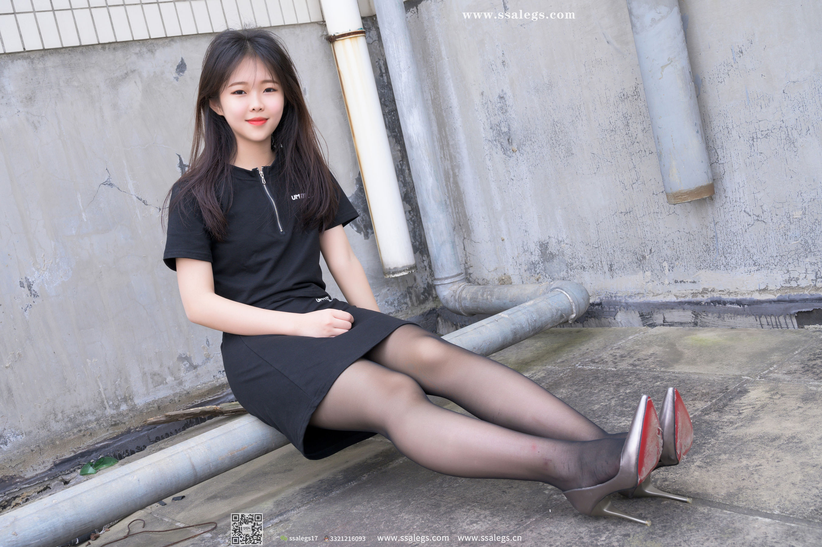 [SSA丝社]超清写真 No.361 点点 居家&天台少女
