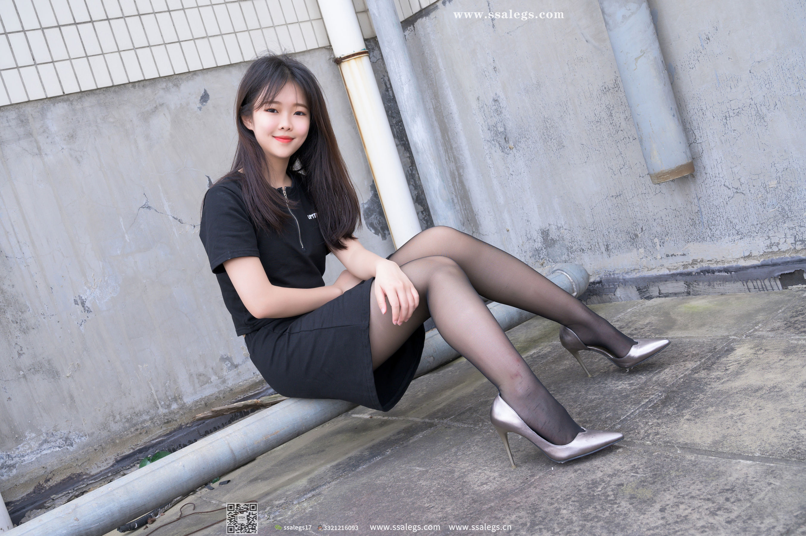 [SSA丝社]超清写真 No.361 点点 居家&天台少女