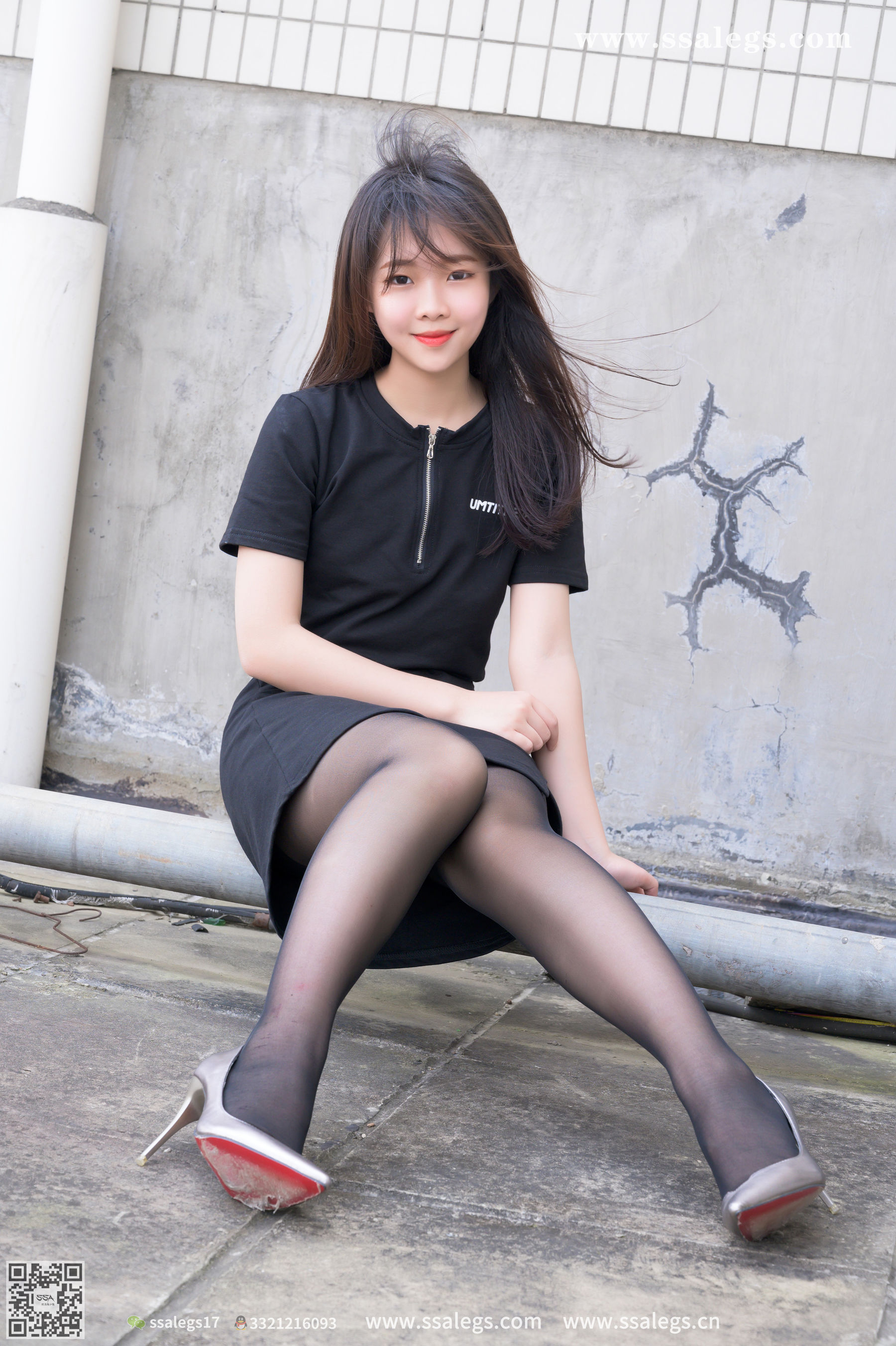 [SSA丝社]超清写真 No.361 点点 居家&天台少女