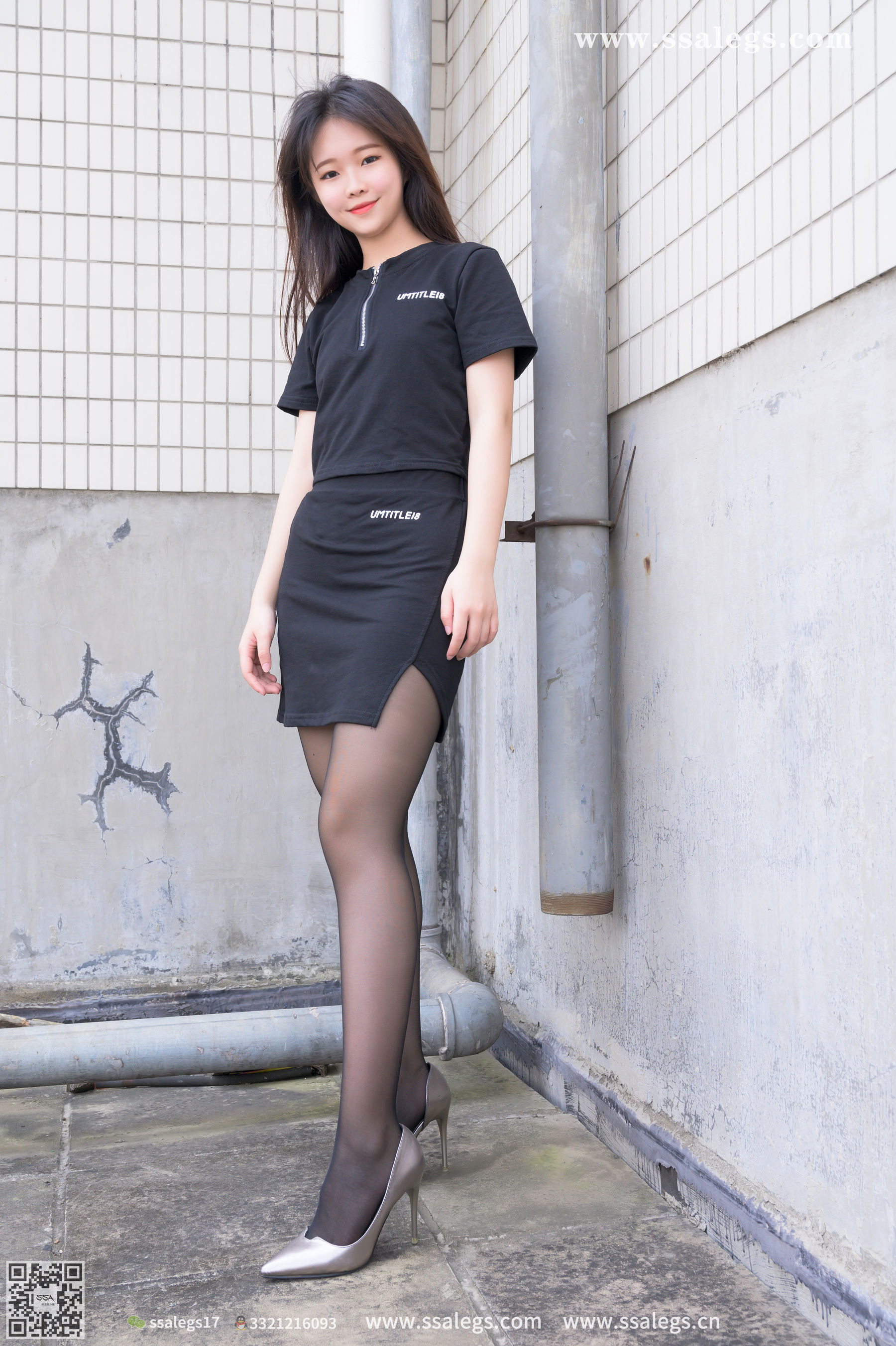 [SSA丝社]超清写真 No.361 点点 居家&天台少女