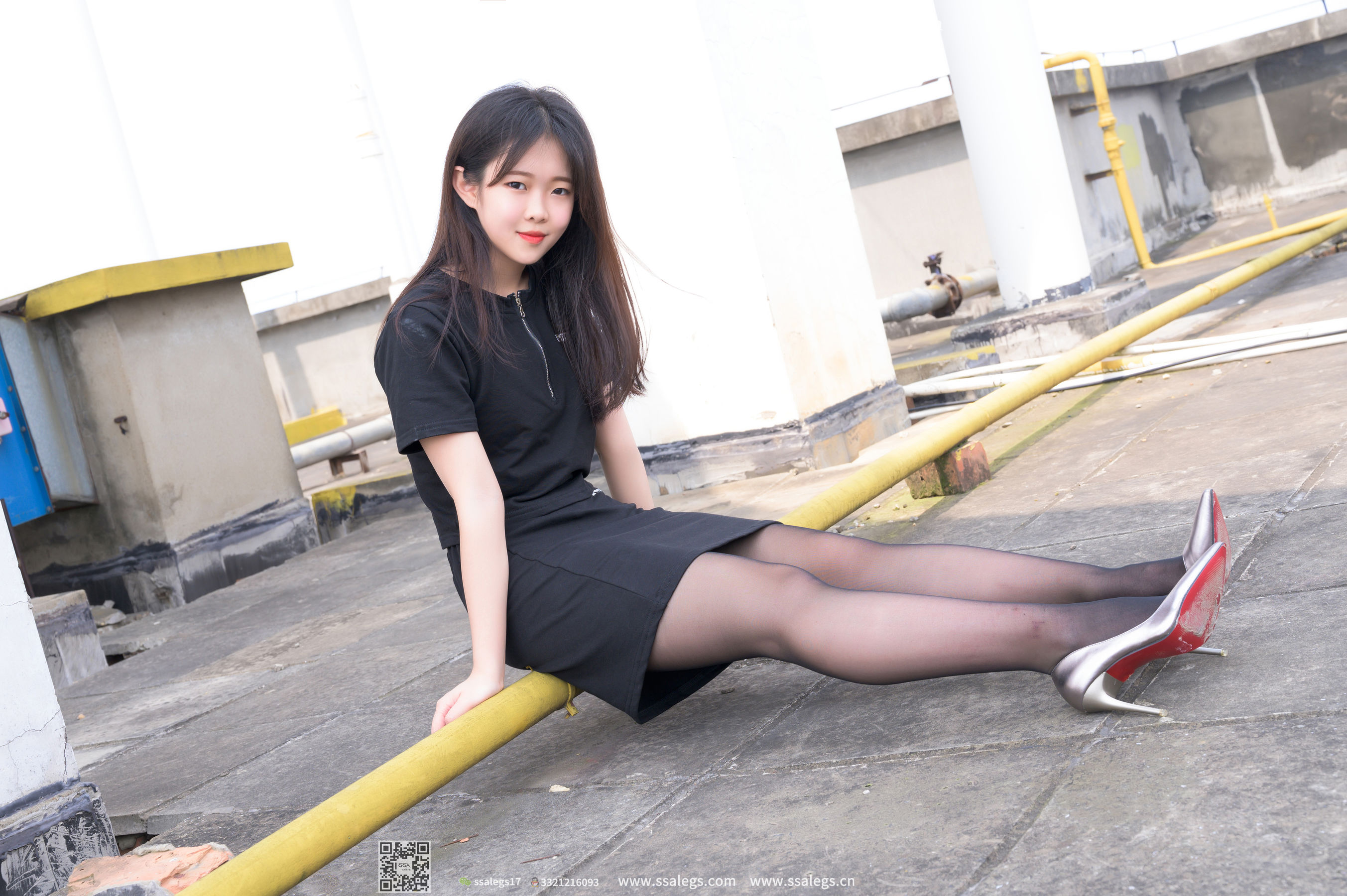 [SSA丝社]超清写真 No.361 点点 居家&天台少女