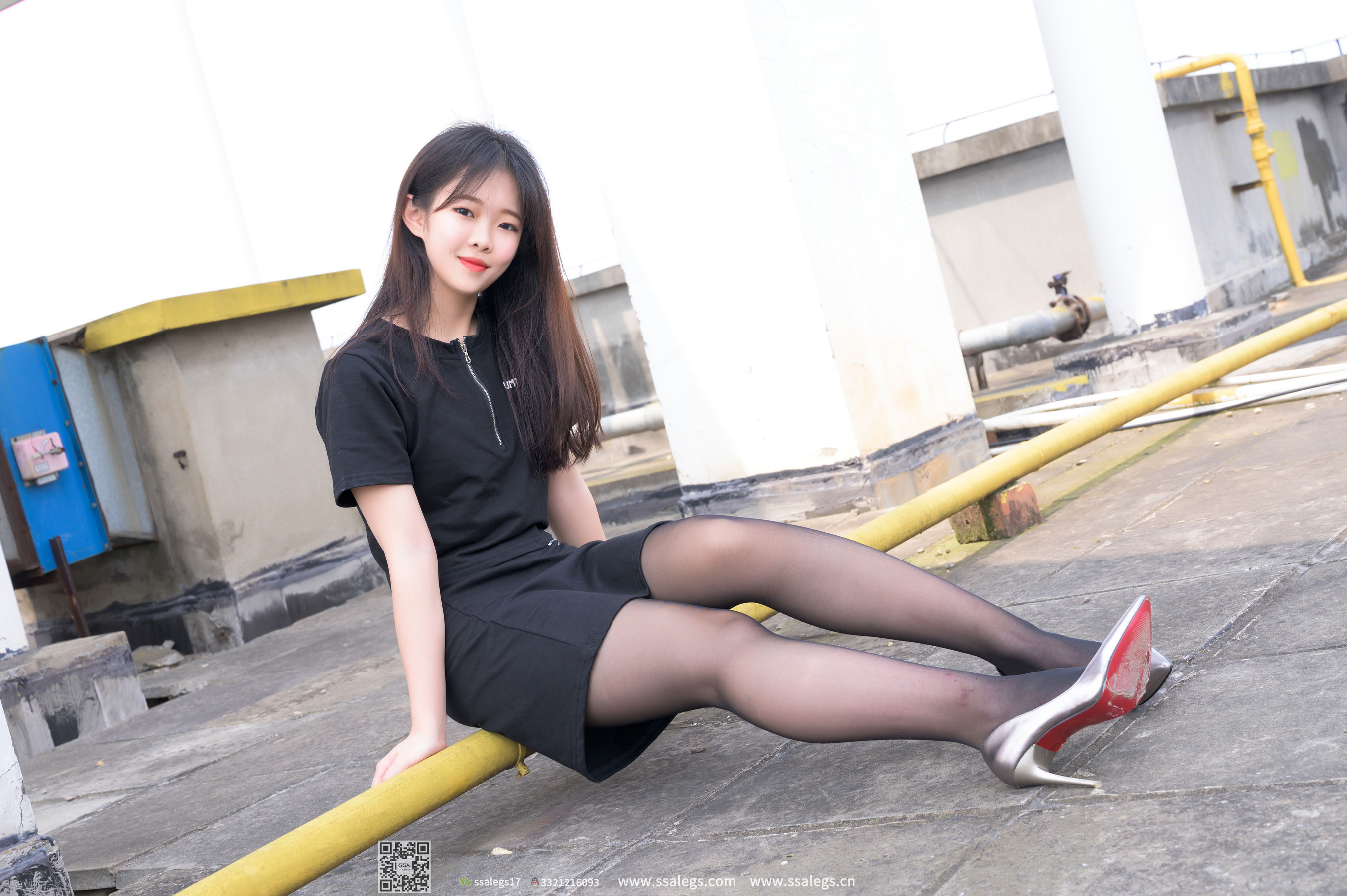 [SSA丝社]超清写真 No.361 点点 居家&天台少女