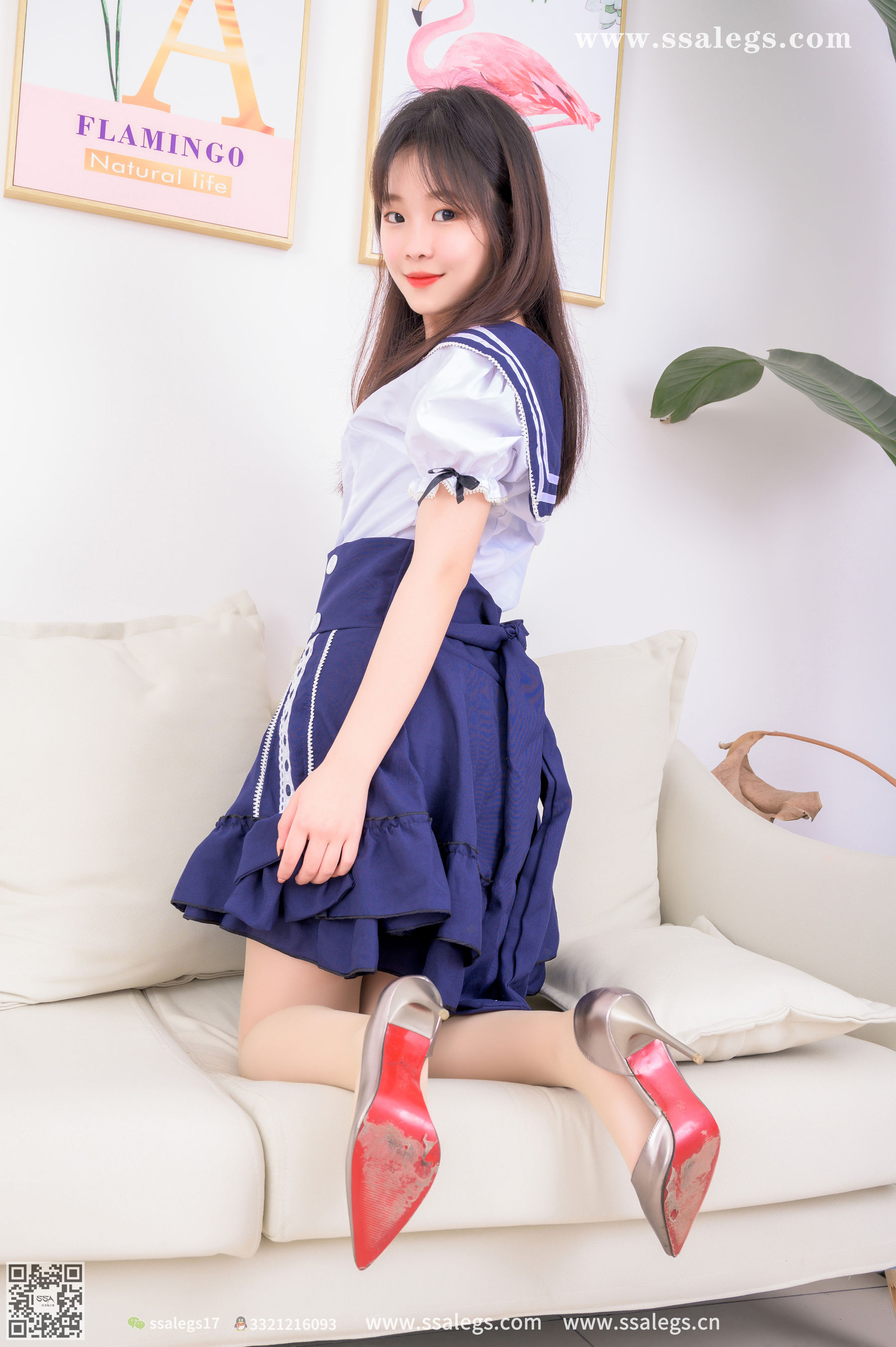 [SSA丝社]超清写真 No.375 点点 儿童节慵懒的少女(上)