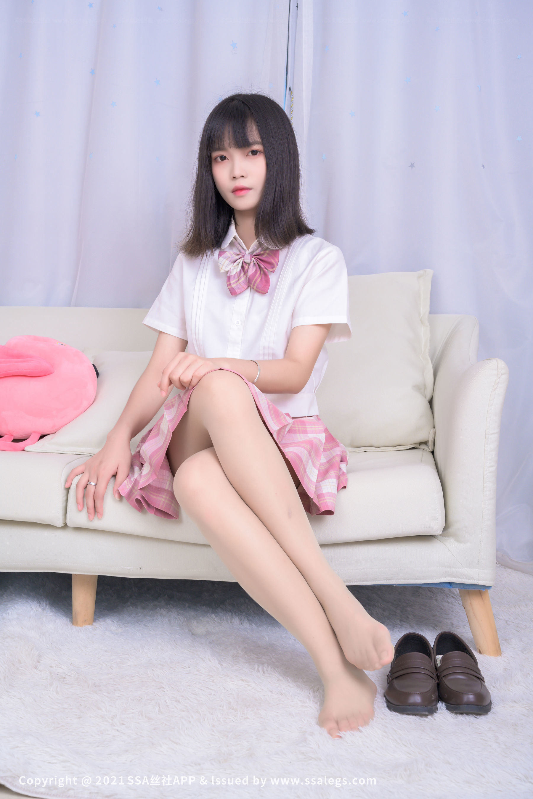 [SSA丝社]超清写真 No.700 模特丹丹 肉丝袜美脚（上）