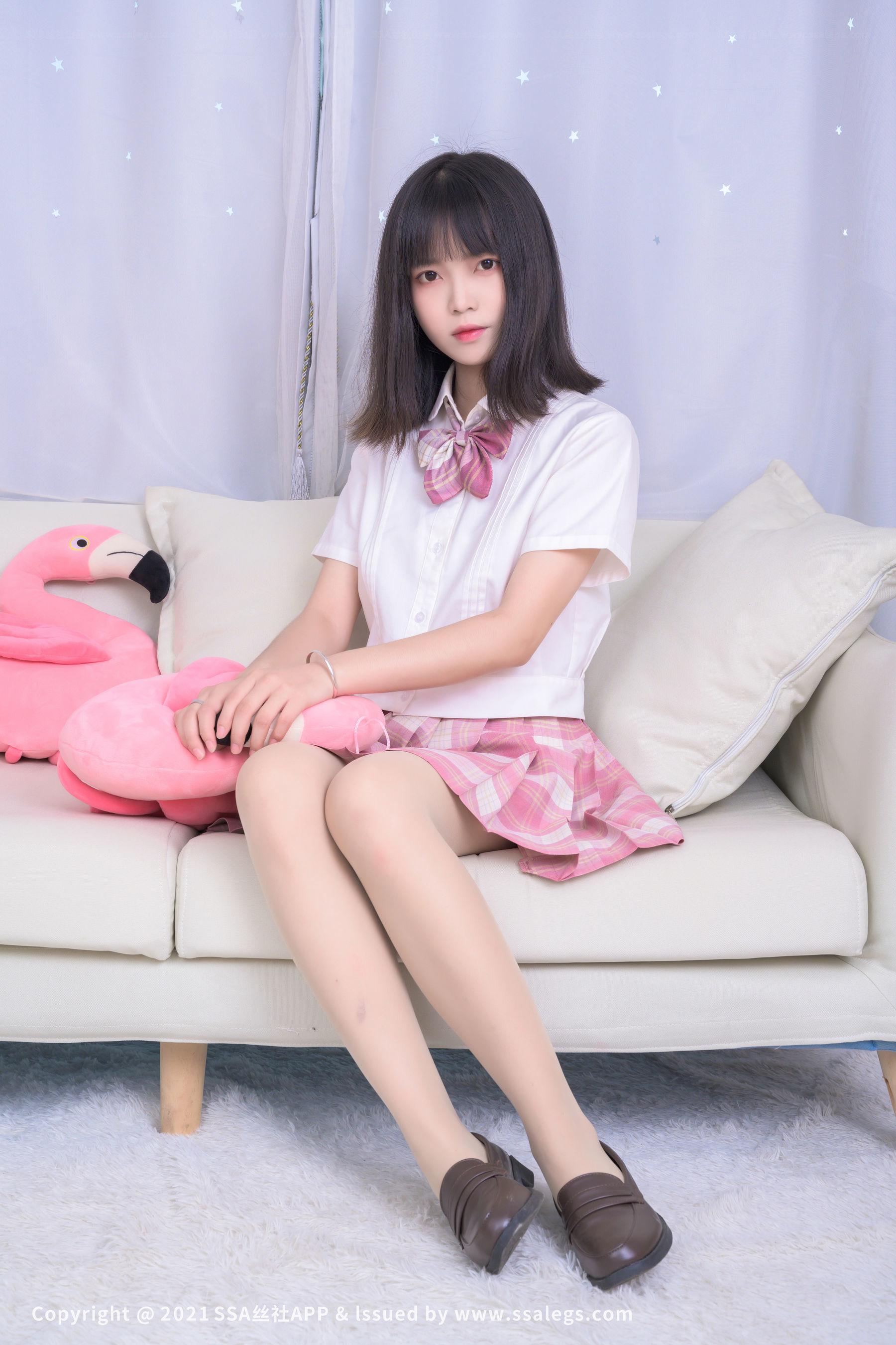 [SSA丝社]超清写真 No.700 模特丹丹 肉丝袜美脚（上）