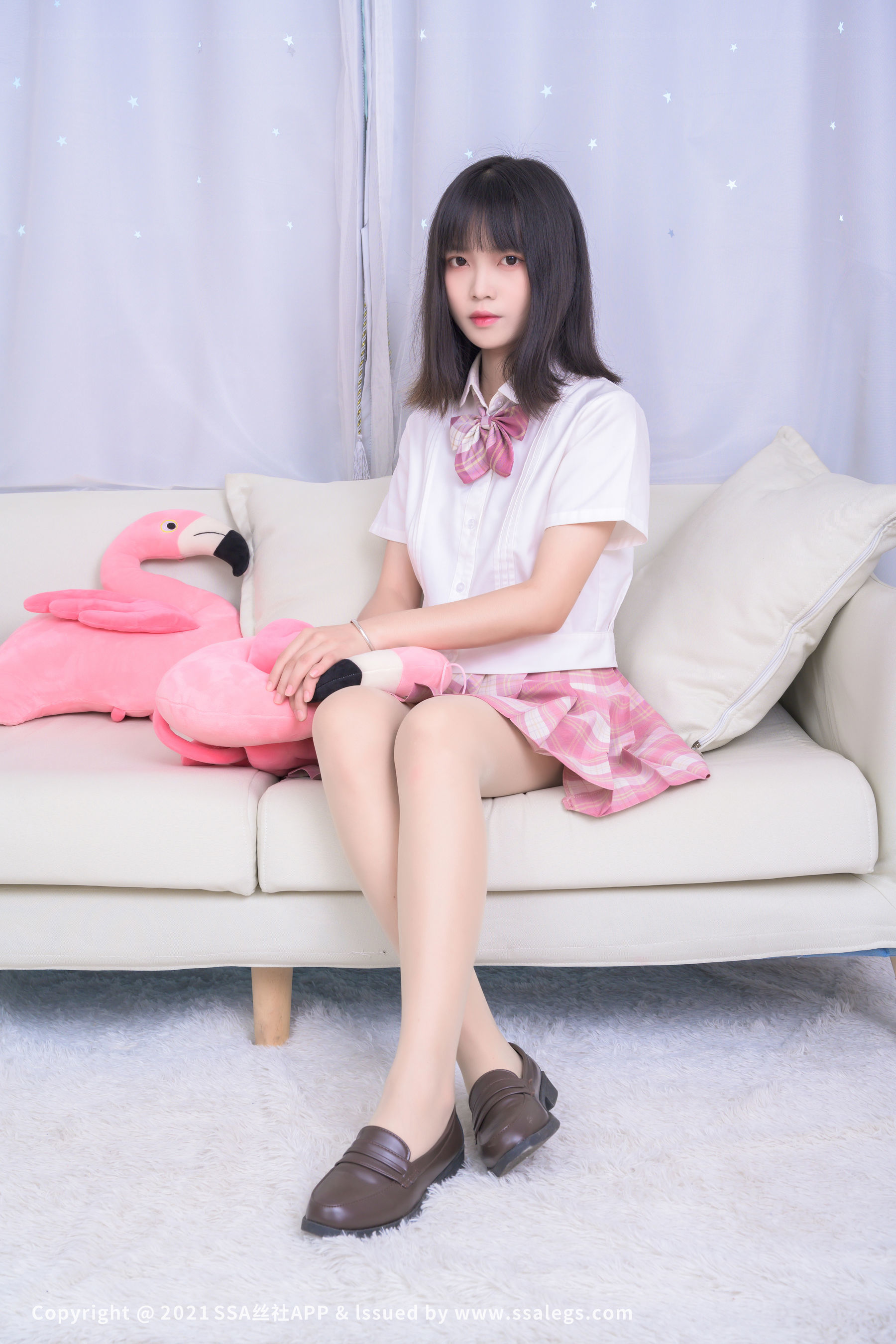 [SSA丝社]超清写真 No.700 模特丹丹 肉丝袜美脚（上）