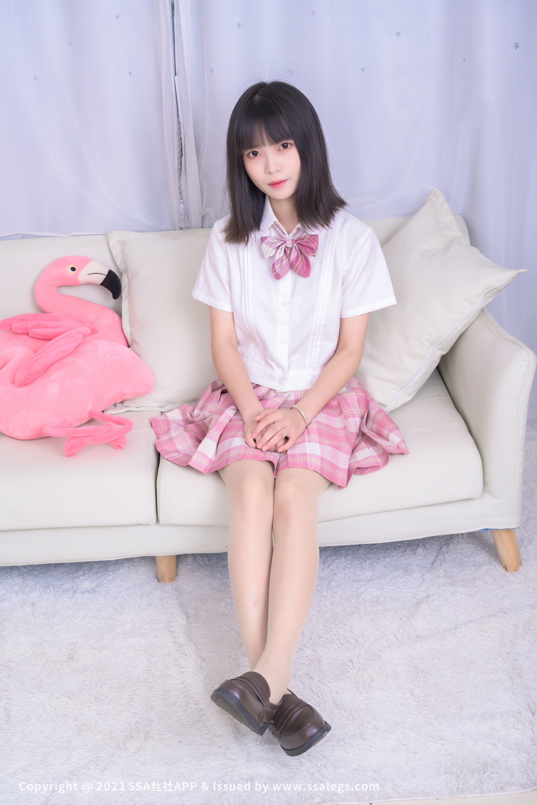 [SSA丝社]超清写真 No.700 模特丹丹 肉丝袜美脚（上）
