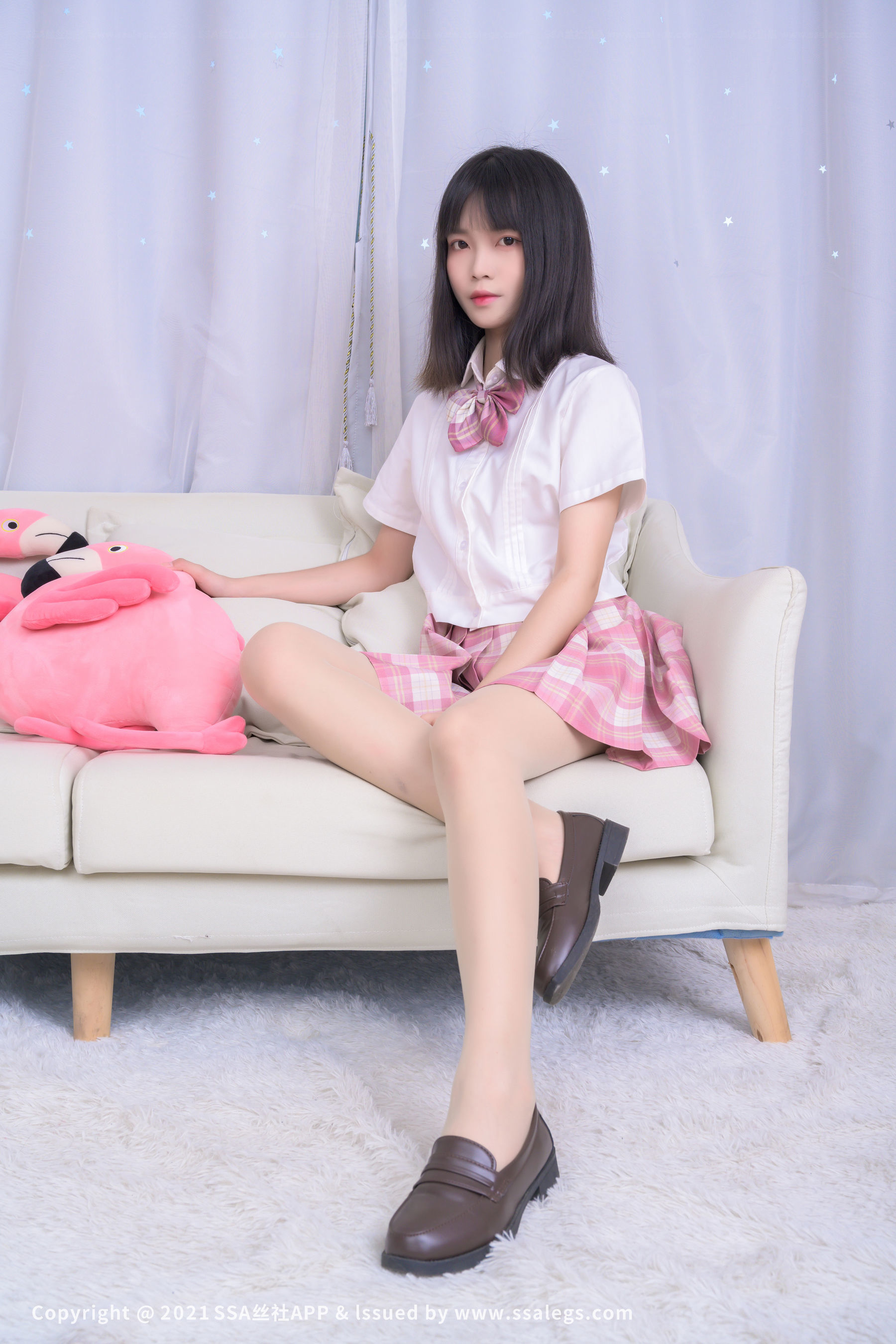 [SSA丝社]超清写真 No.700 模特丹丹 肉丝袜美脚（上）