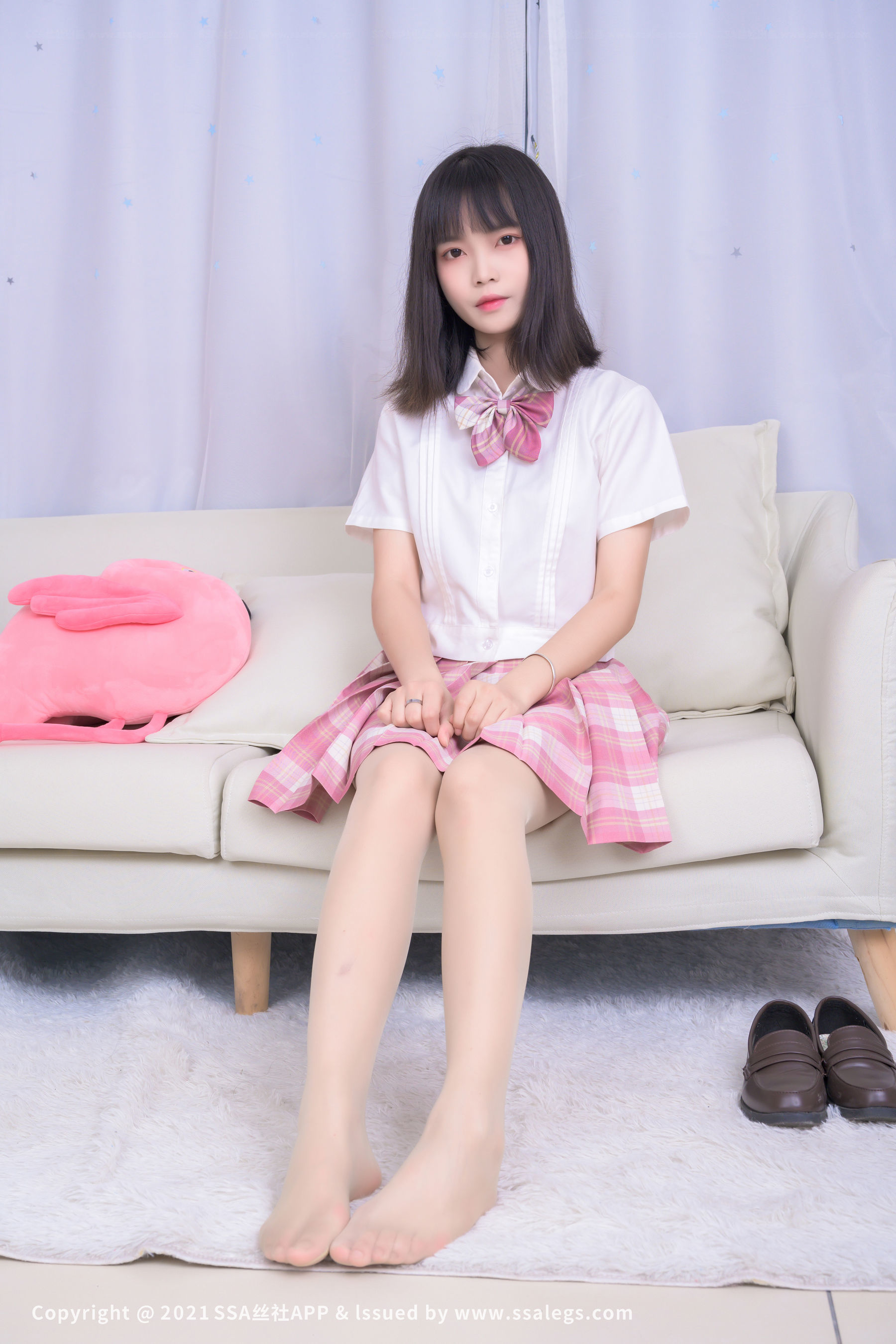 [SSA丝社]超清写真 No.700 模特丹丹 肉丝袜美脚（上）