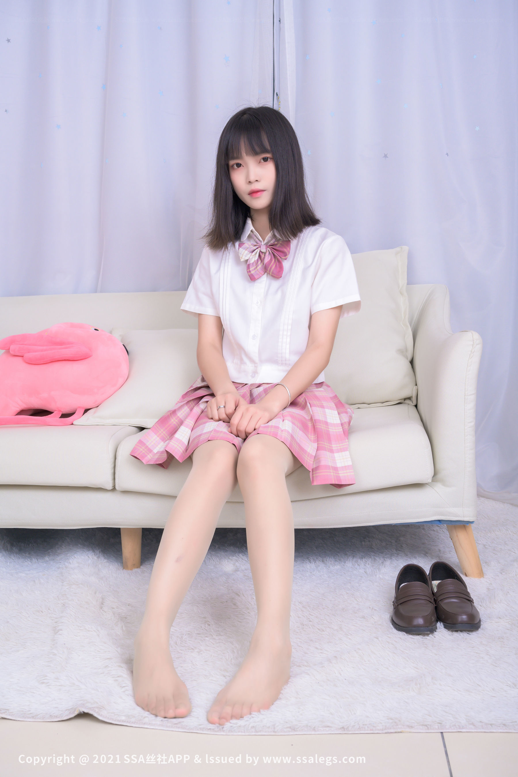 [SSA丝社]超清写真 No.700 模特丹丹 肉丝袜美脚（上）