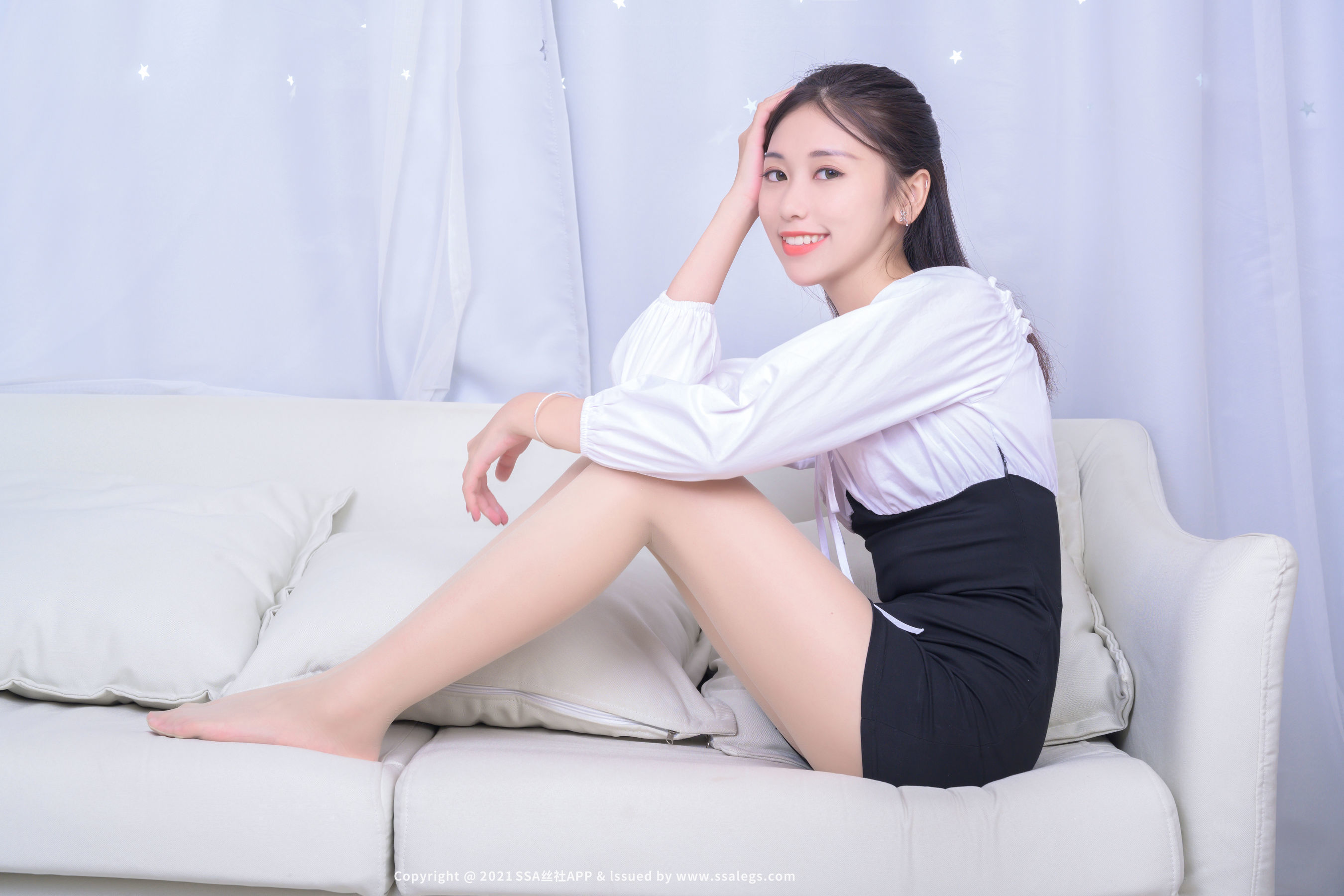 [SSA丝社]超清写真 No.705 模特可儿 肉丝袜（下）