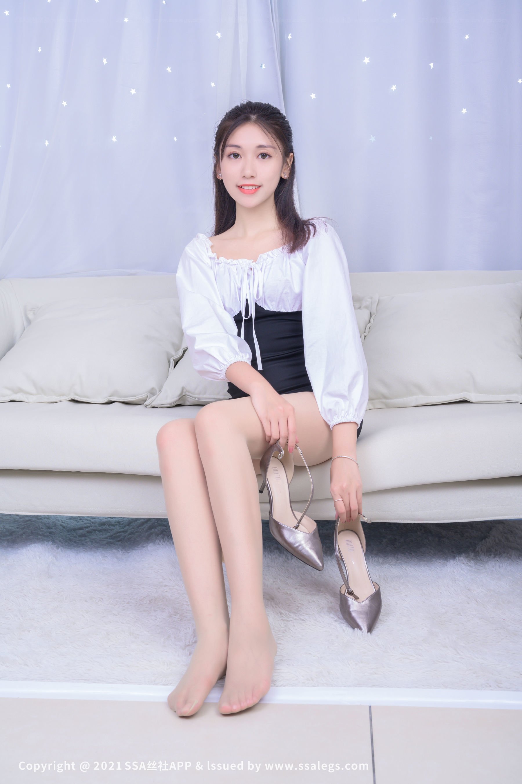 [SSA丝社]超清写真 No.705 模特可儿 肉丝袜（下）