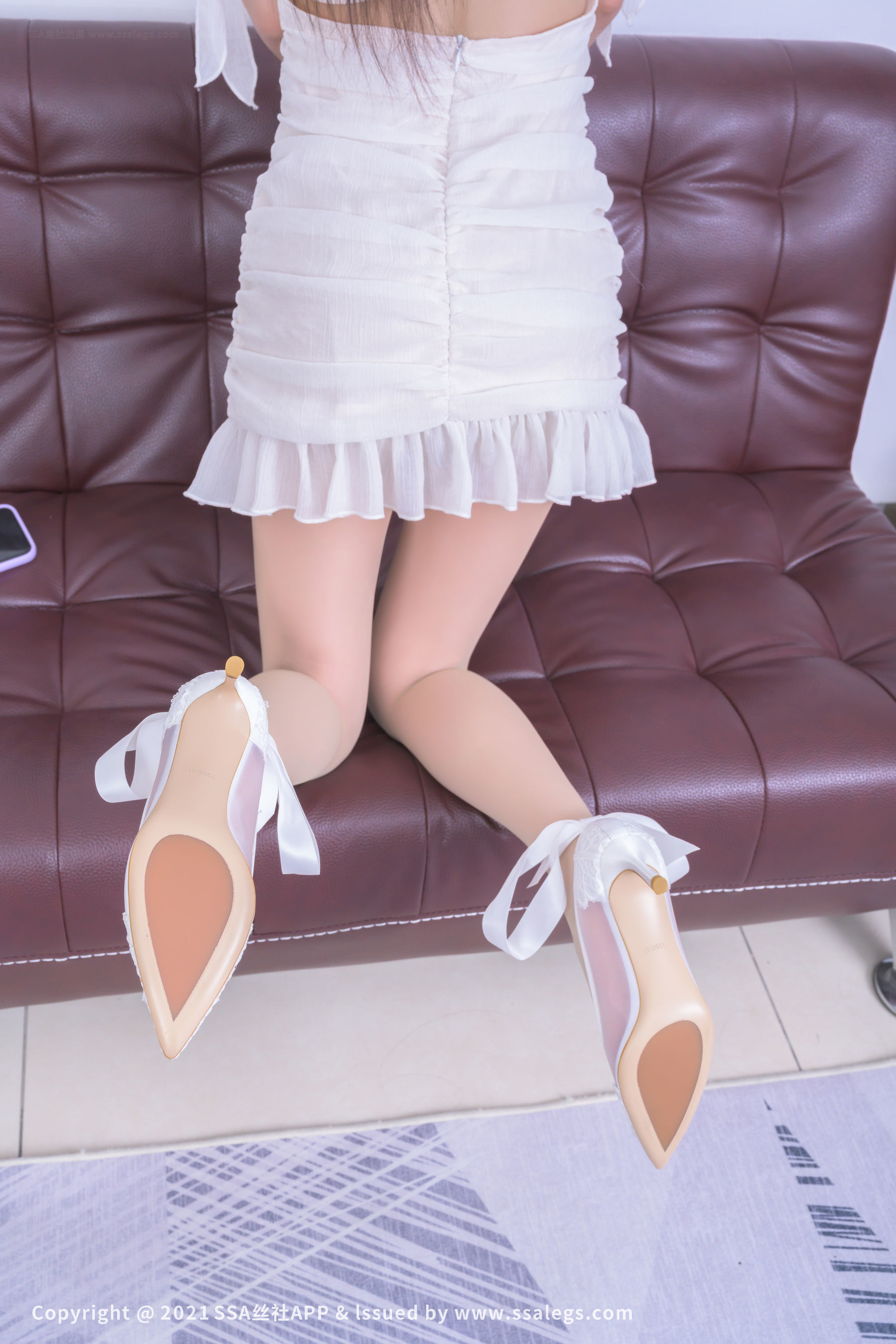 [SSA丝社]超清写真 No.710 模特妙妙 比基尼裆连裤袜（上）