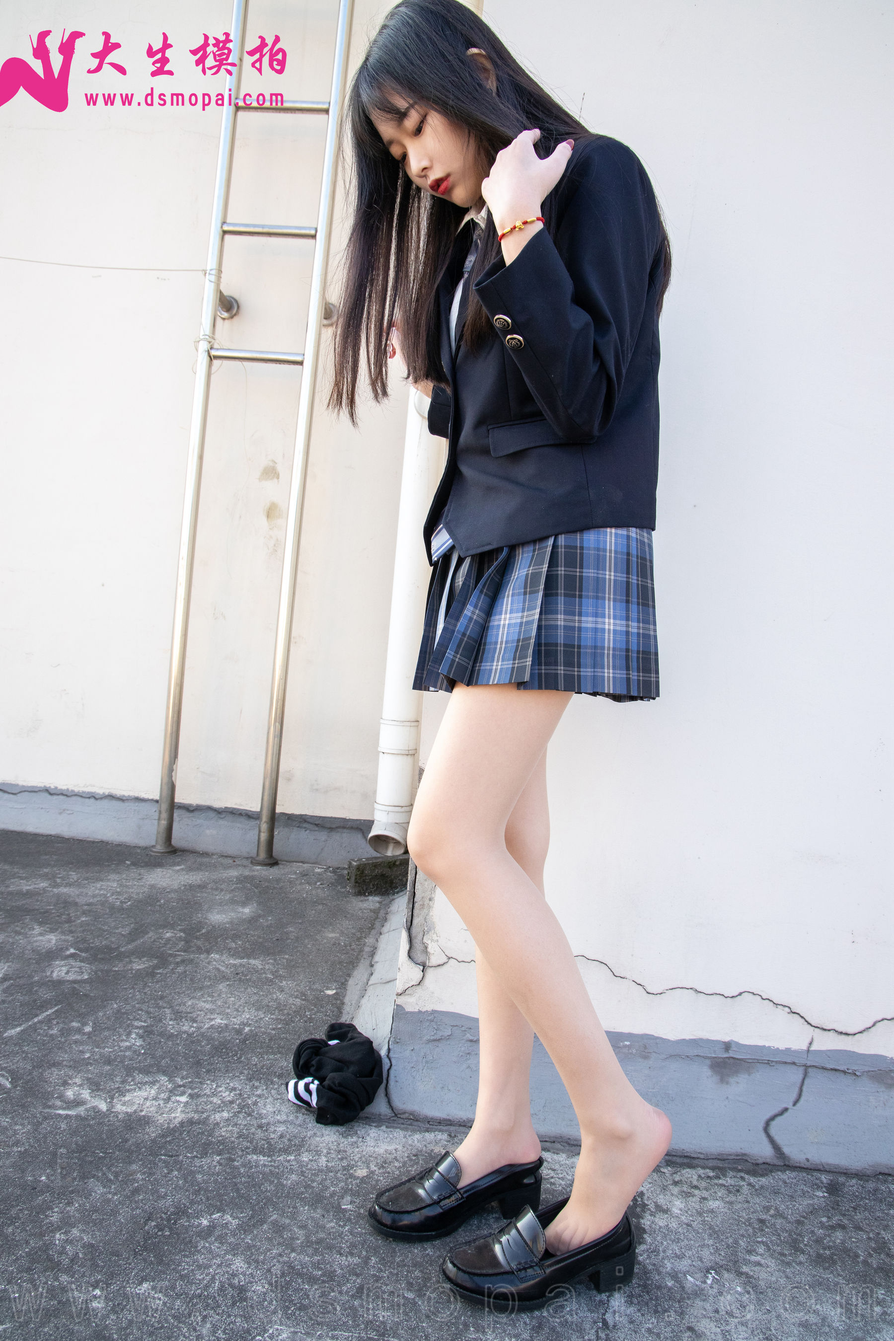 [大生模拍] No.264 丹丹 可爱学院风少女