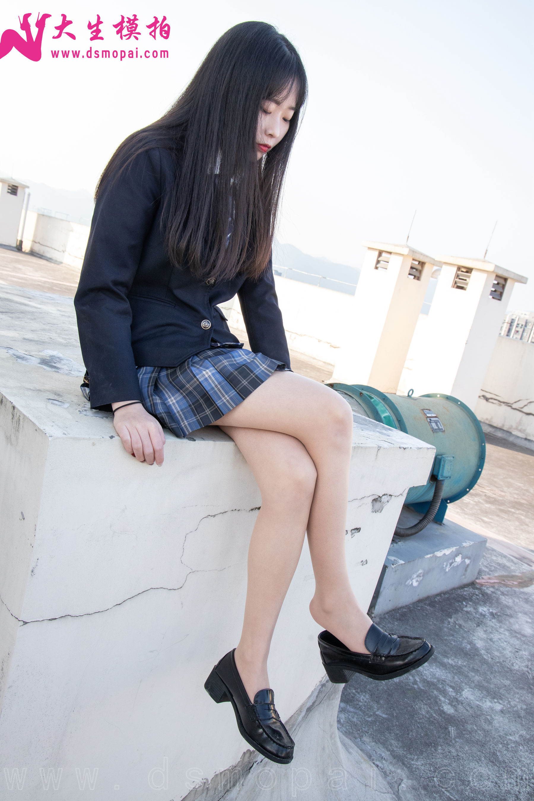 [大生模拍] No.264 丹丹 可爱学院风少女