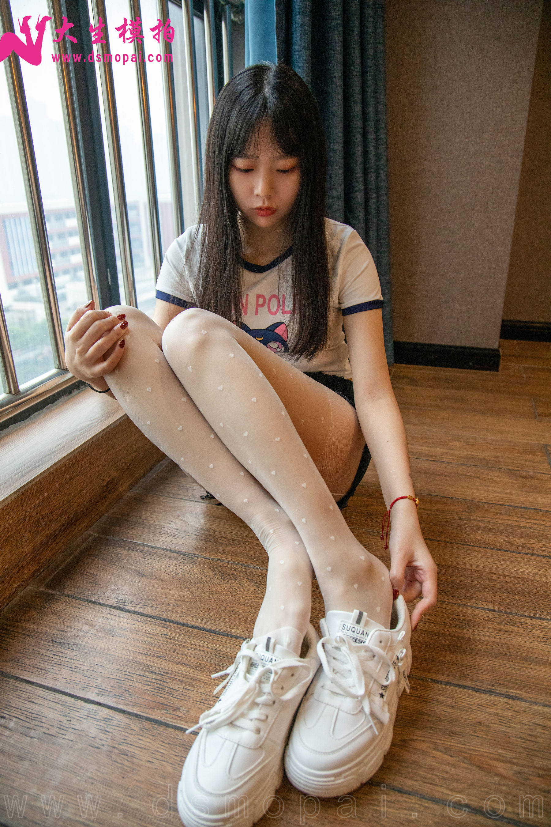 [大生模拍] No.266 丹丹 斑点白丝