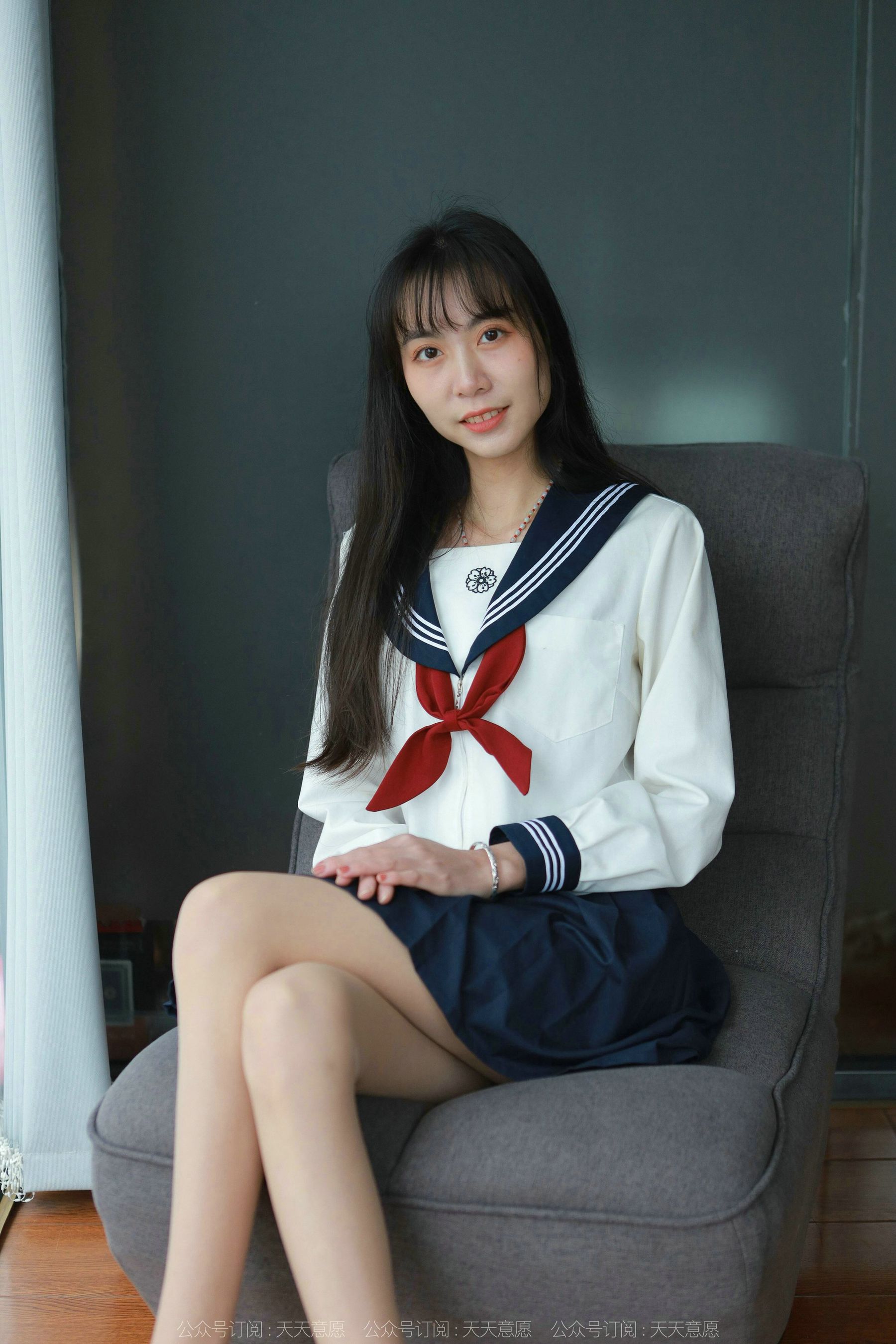 [异思趣向IESS] 模特 团团 《可爱JK装》
