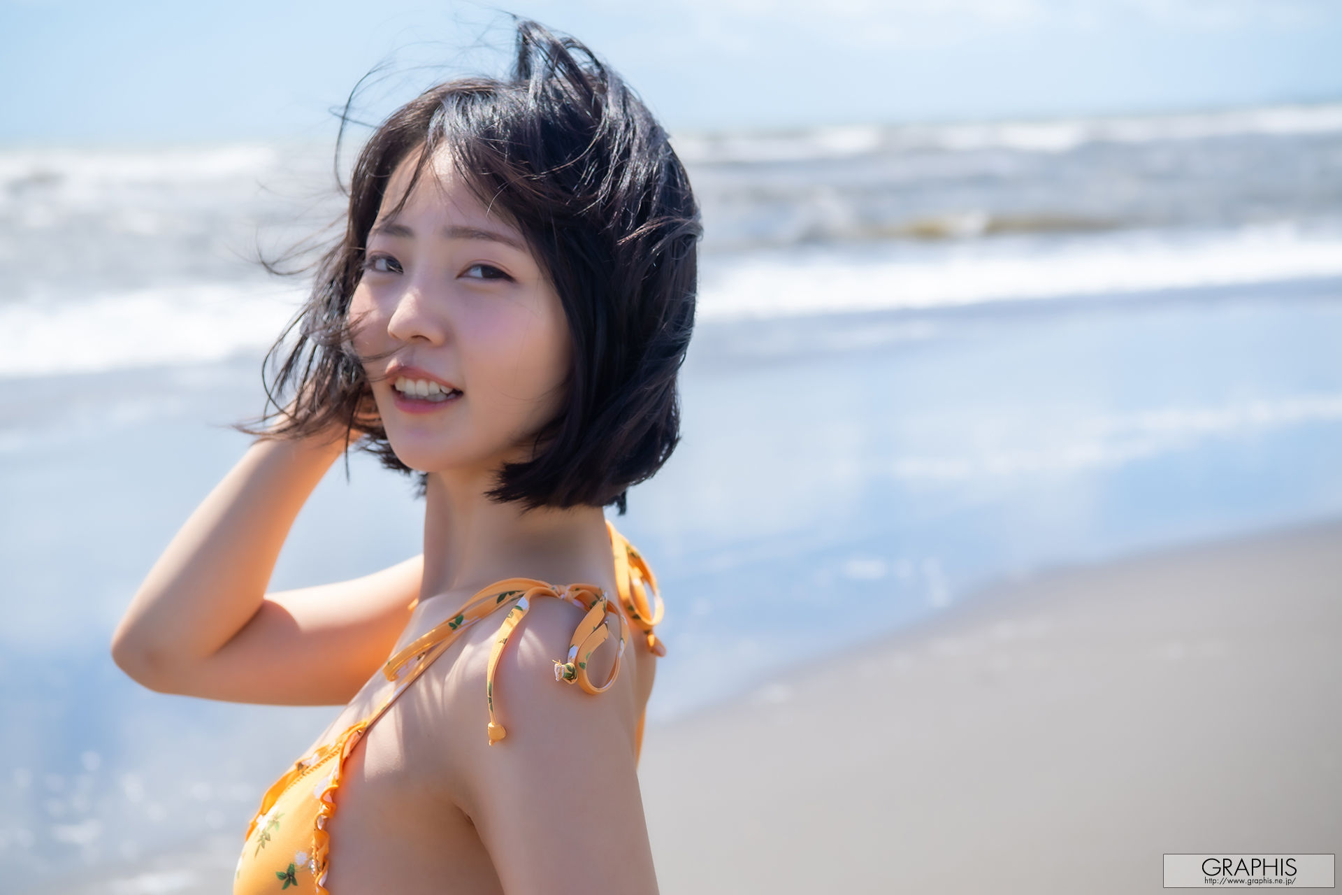 [Graphis Gals] NO.496 Meguri Minoshima 美ノ嶋めぐり TOKIMEKI!
