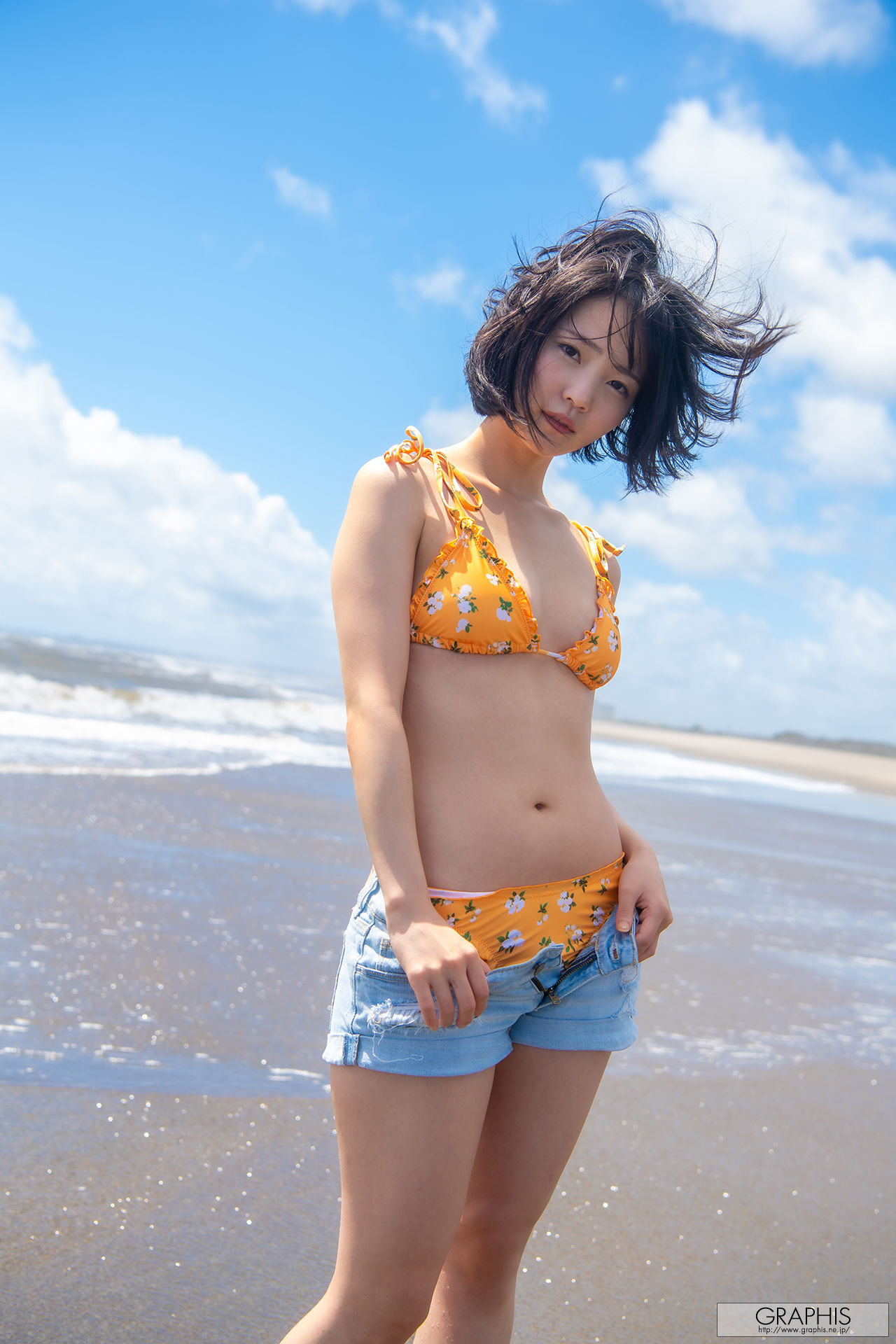 [Graphis Gals] NO.496 Meguri Minoshima 美ノ嶋めぐり TOKIMEKI!