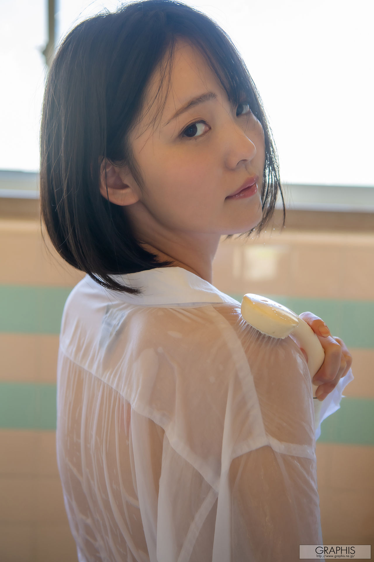 [Graphis Gals] NO.496 Meguri Minoshima 美ノ嶋めぐり TOKIMEKI!