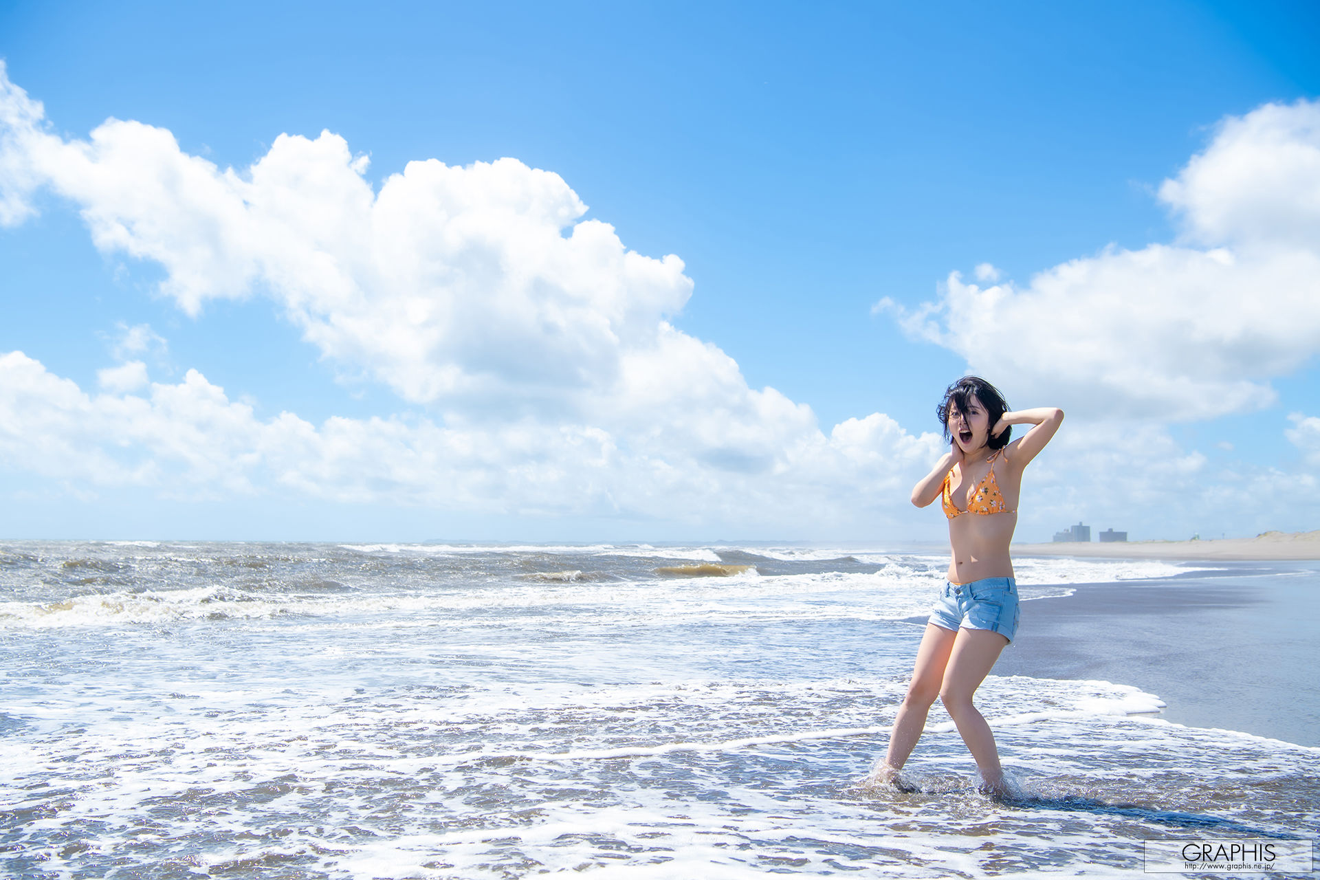 [Graphis Gals] NO.496 Meguri Minoshima 美ノ嶋めぐり TOKIMEKI!
