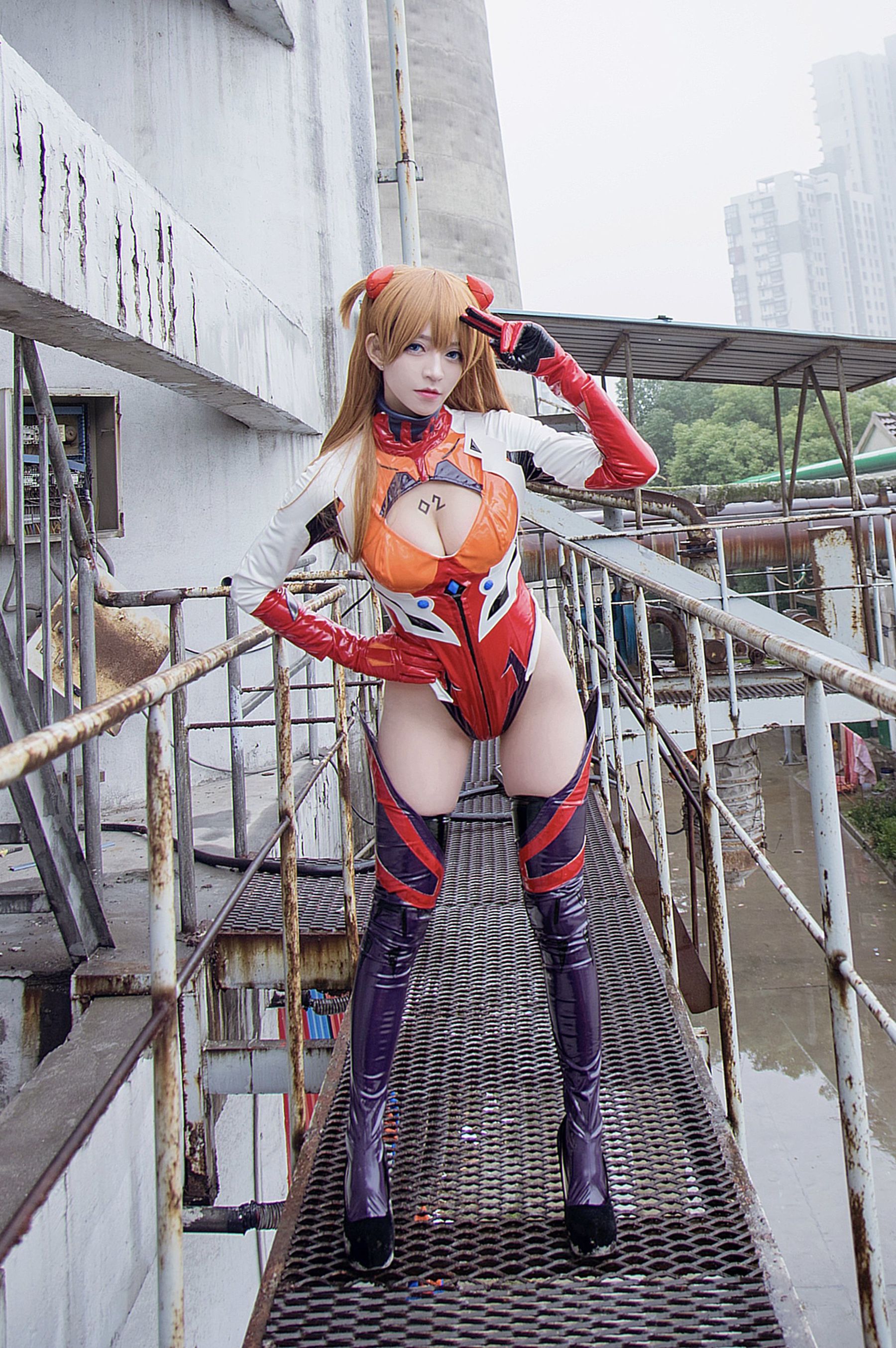[福利COS] Coser__KETTOE - asuka battle suit