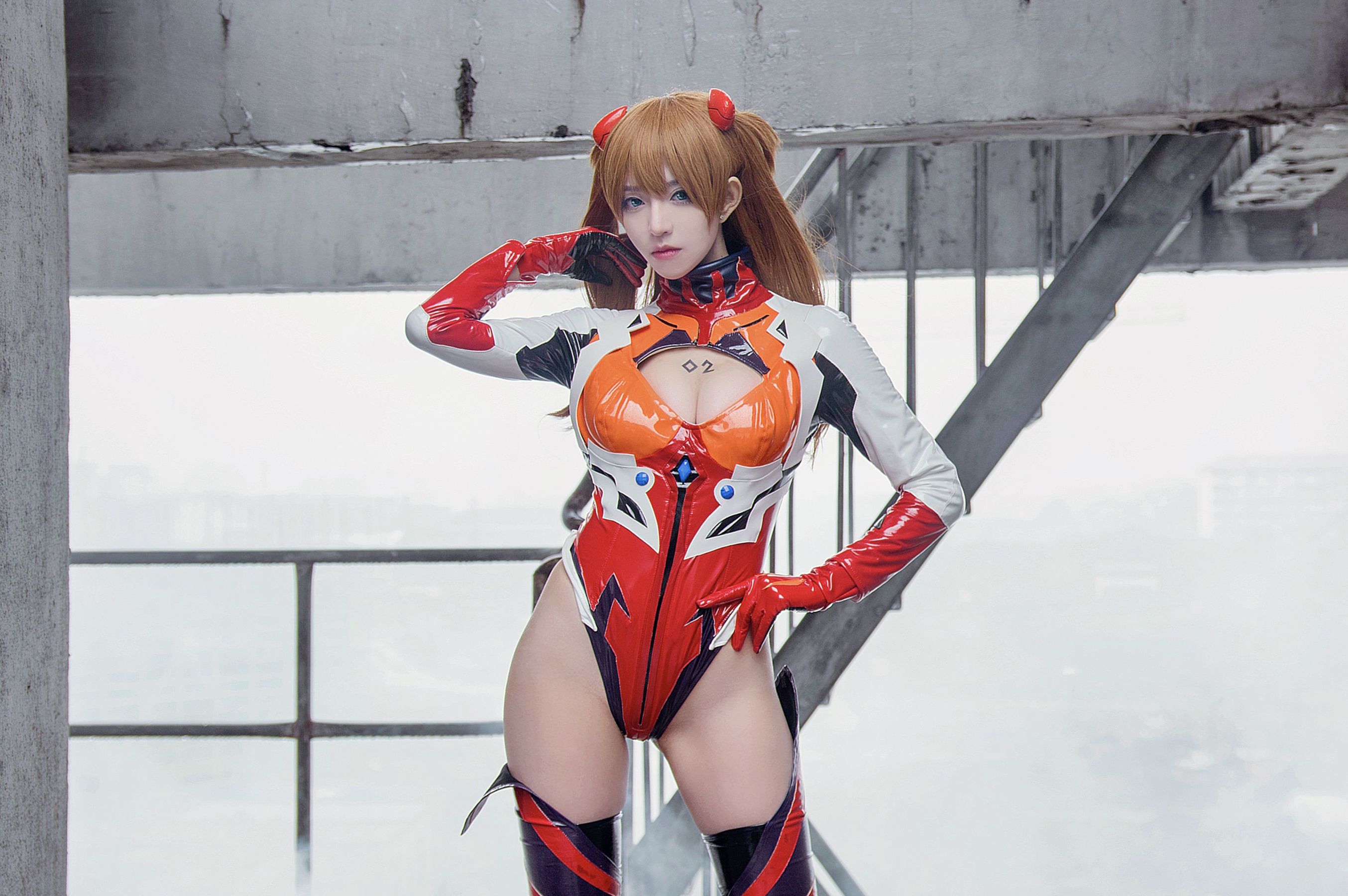 [福利COS] Coser__KETTOE - asuka battle suit
