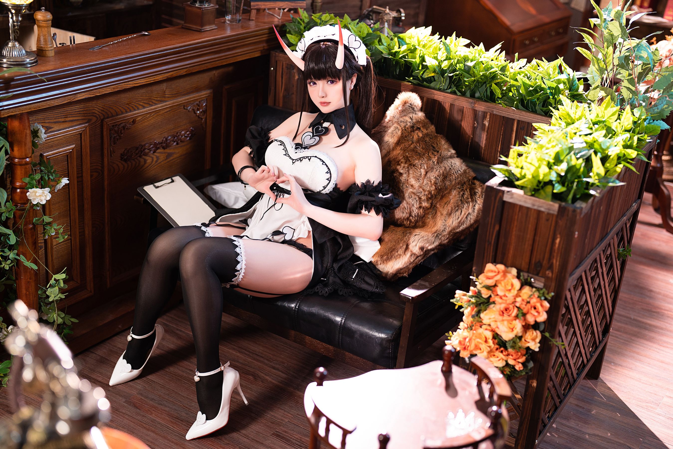 [福利COS] Coser小姐姐星之迟迟 -《Darling》能代