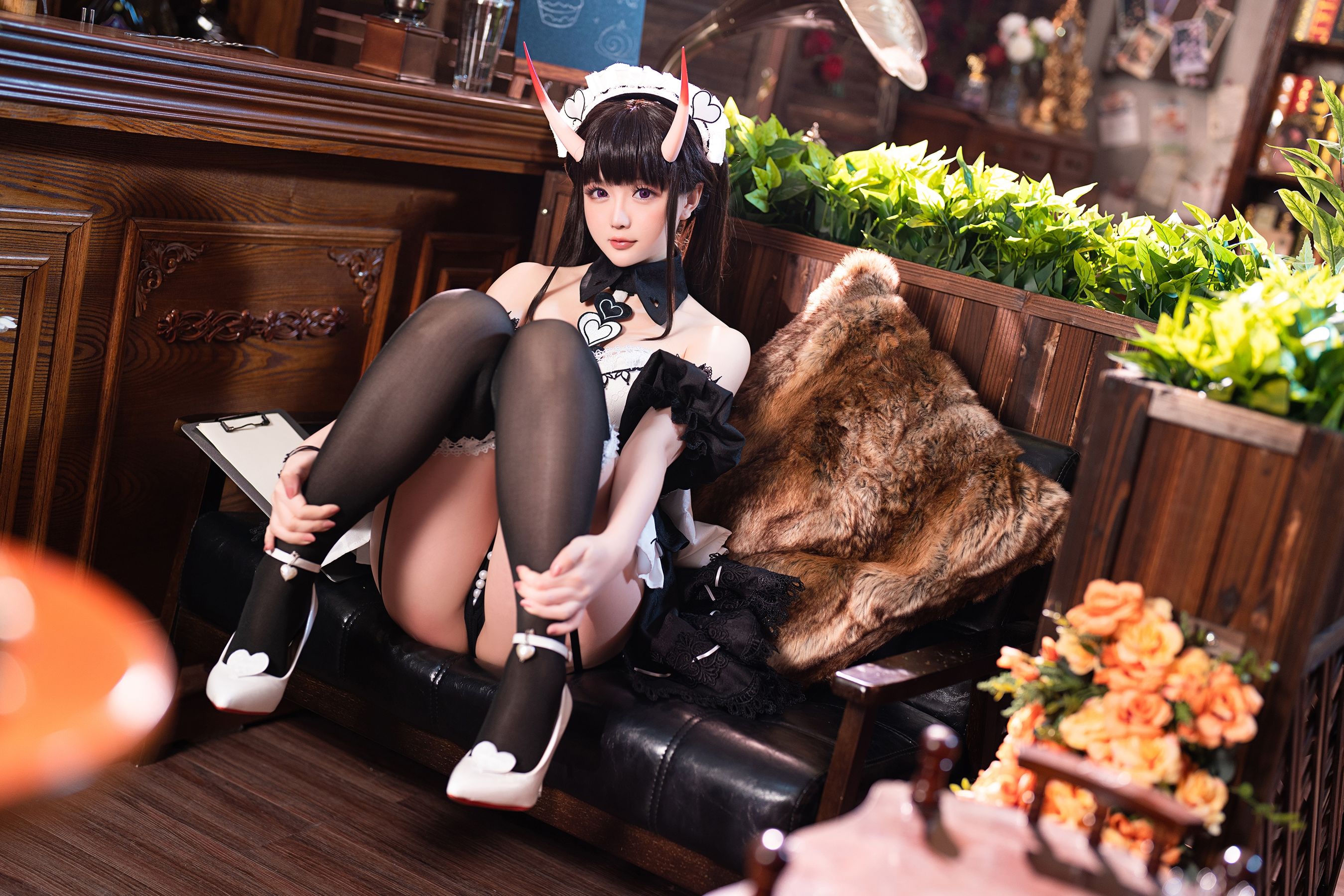 [福利COS] Coser小姐姐星之迟迟 -《Darling》能代