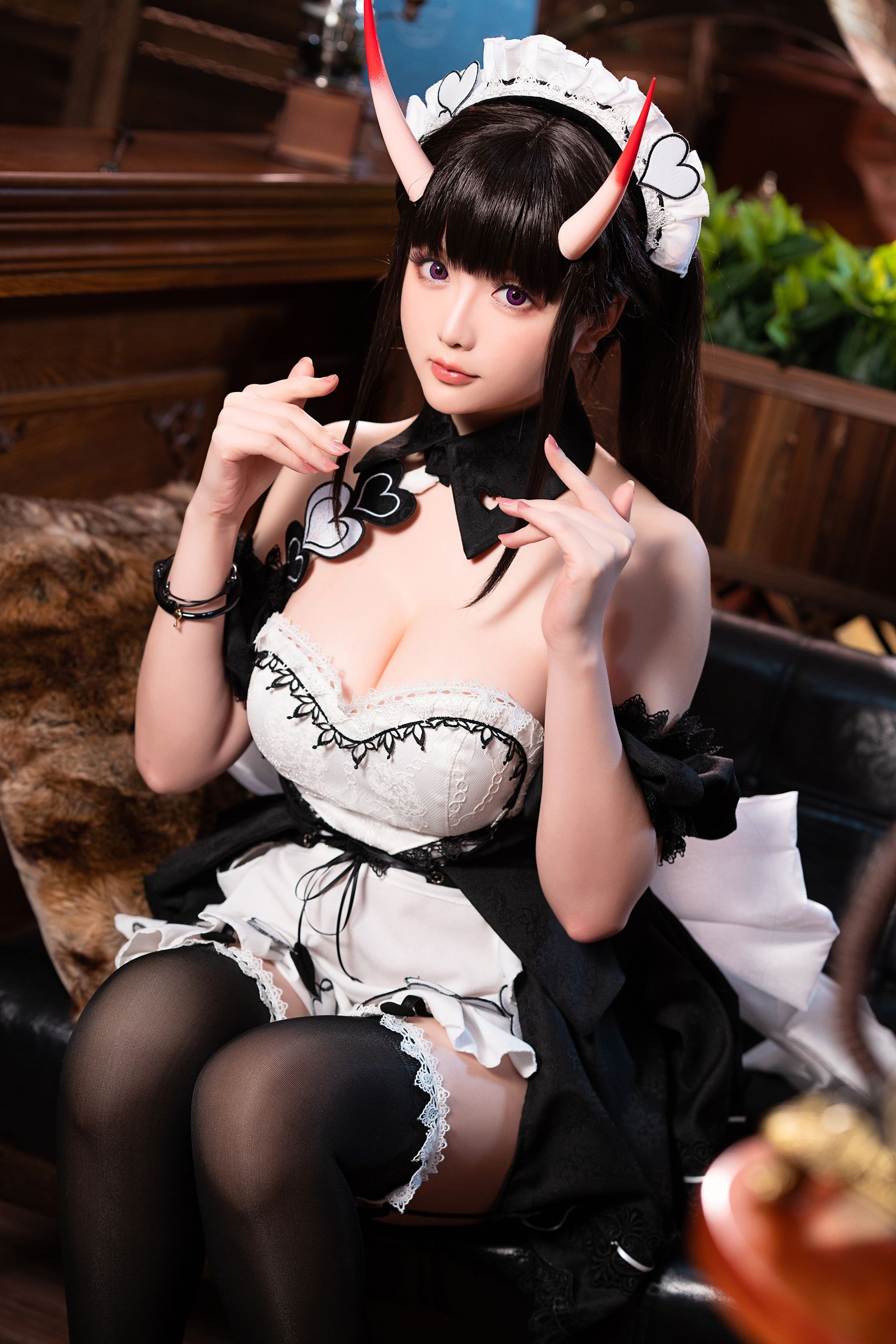 [福利COS] Coser小姐姐星之迟迟 -《Darling》能代
