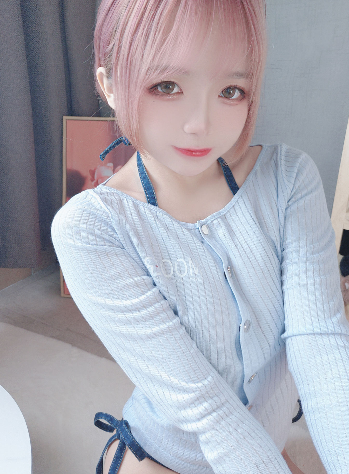 [福利COS] Cosplay日奈娇 - 牛仔裤