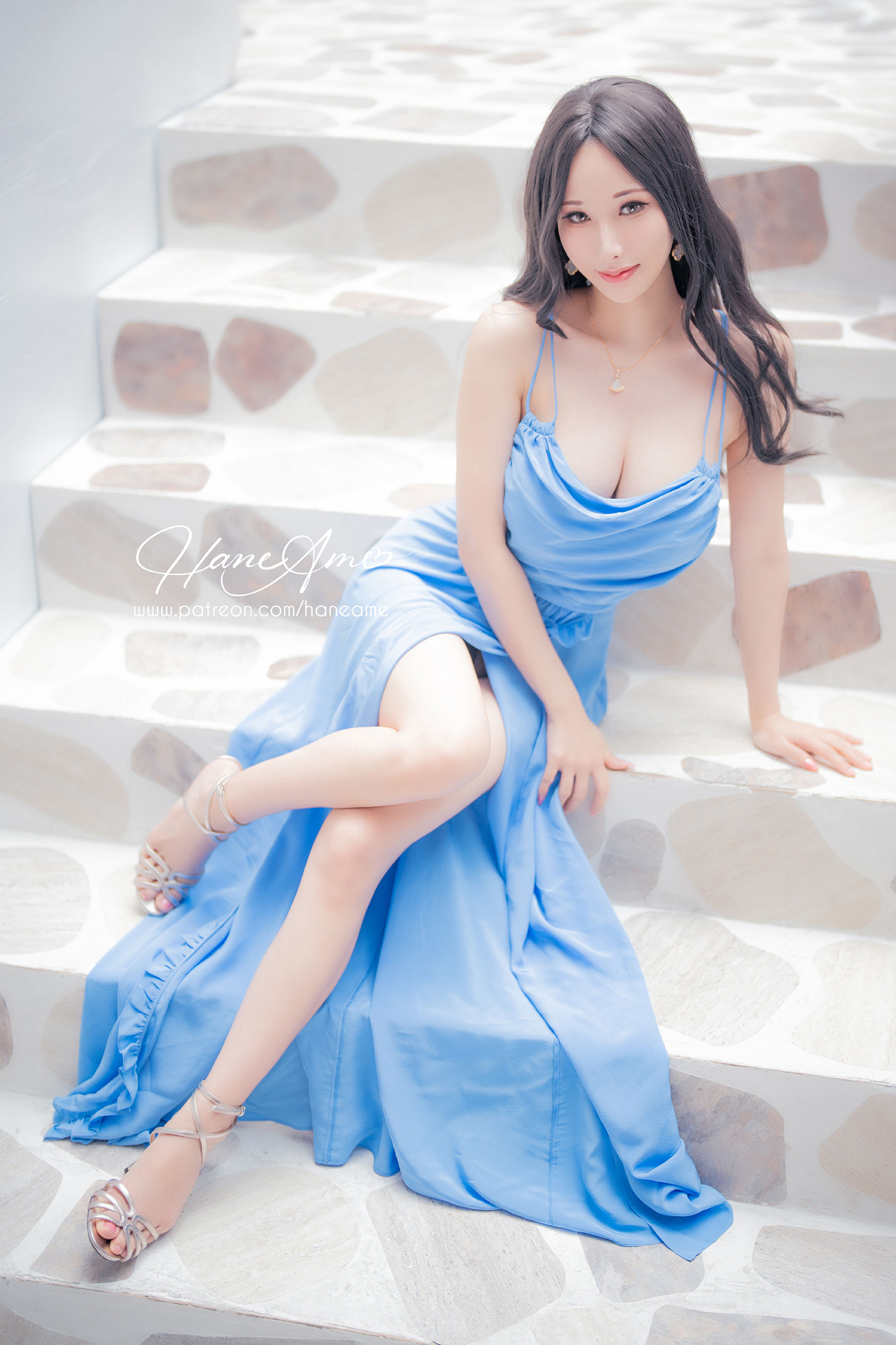 [福利COS] Hane Ame 雨波写真 - 爱琴海 Aegean Sea