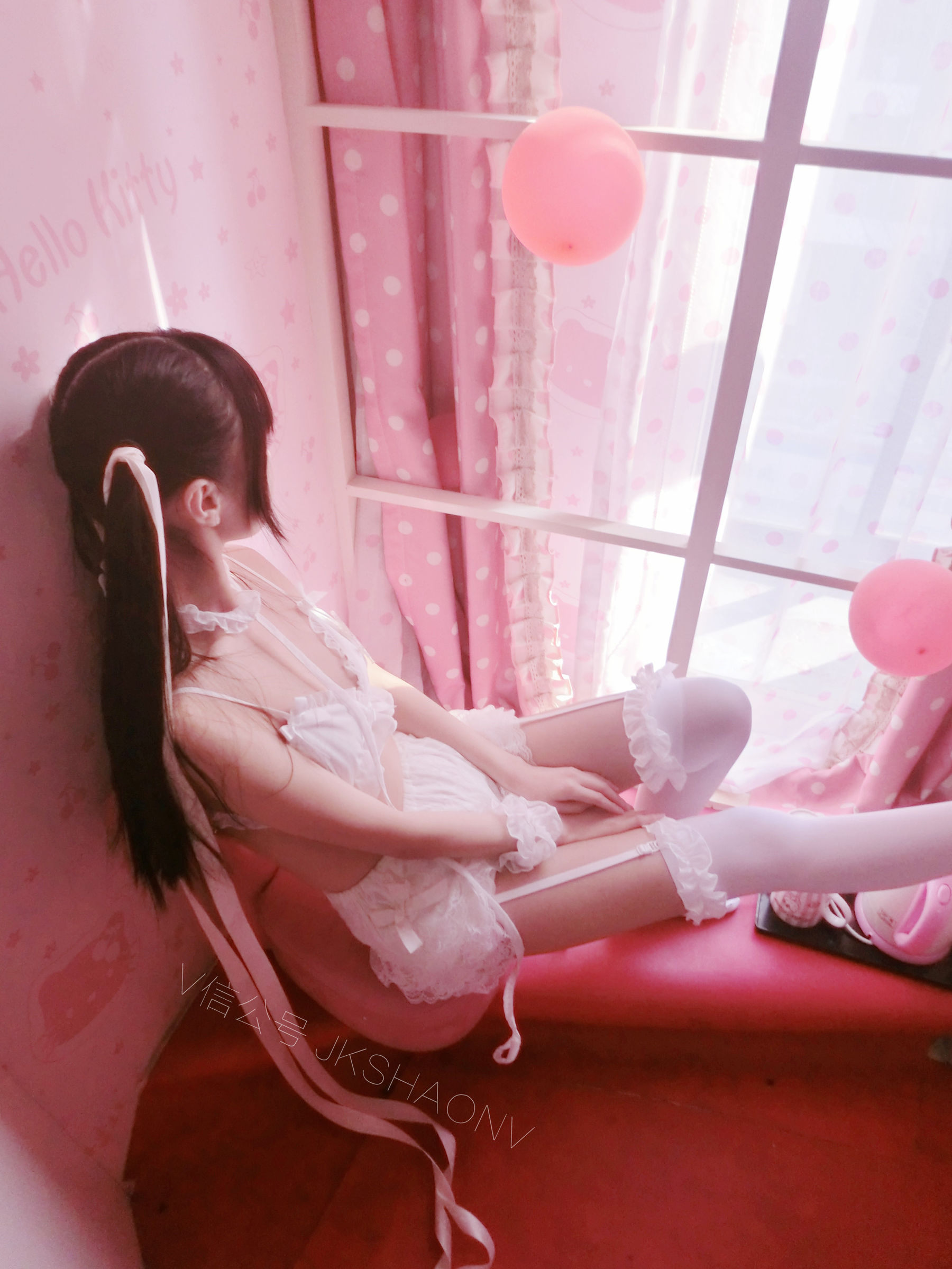 [福利COS] H工口小学生赛高作品 - 轻SM绳艺 捆绑超仙美少女